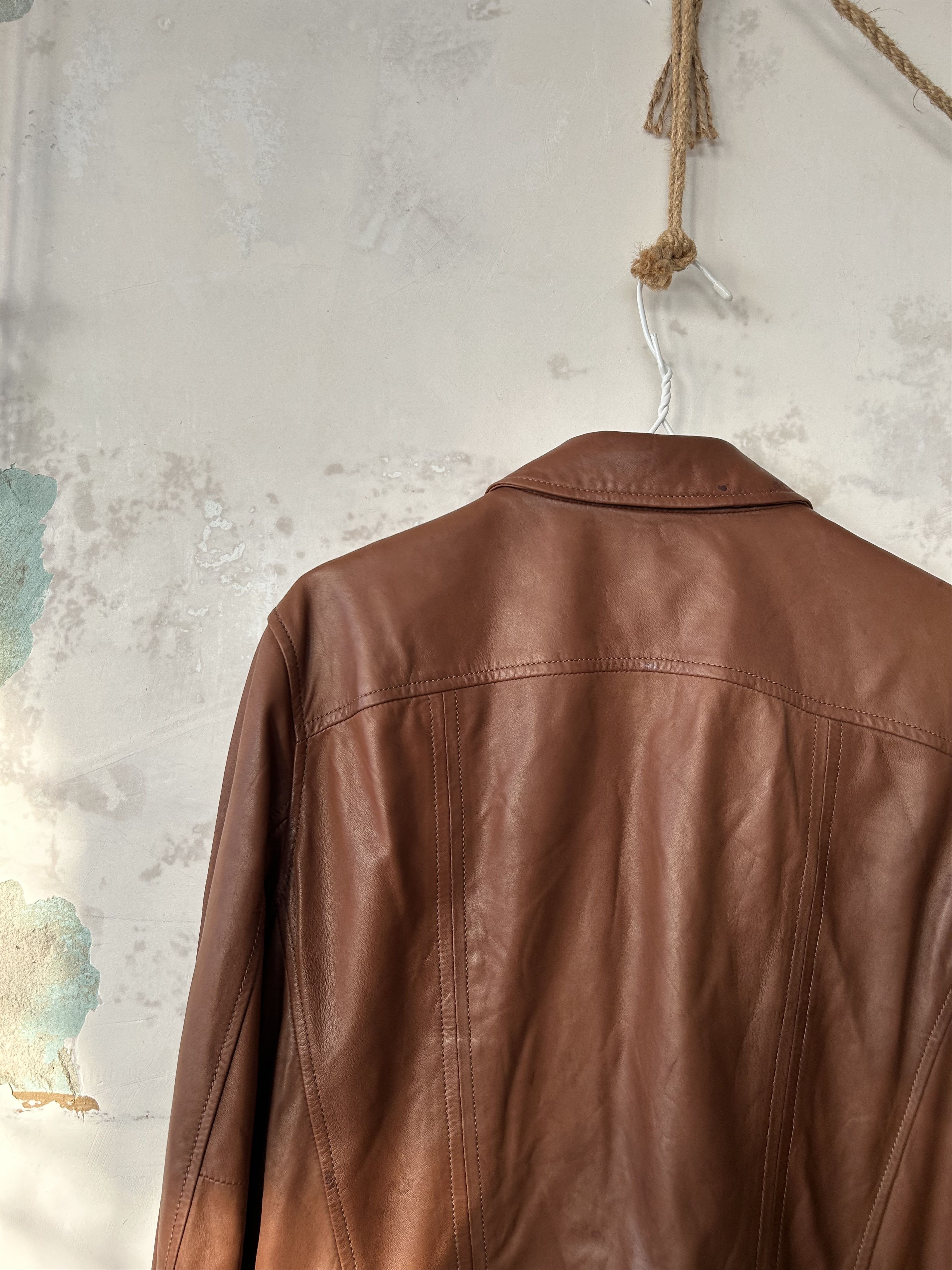 Ralph Lauren Purple Label Ralph Lauren Purple Label Mens Leather Jacket Size US S / EU 44-46 / 1 - 9 Thumbnail