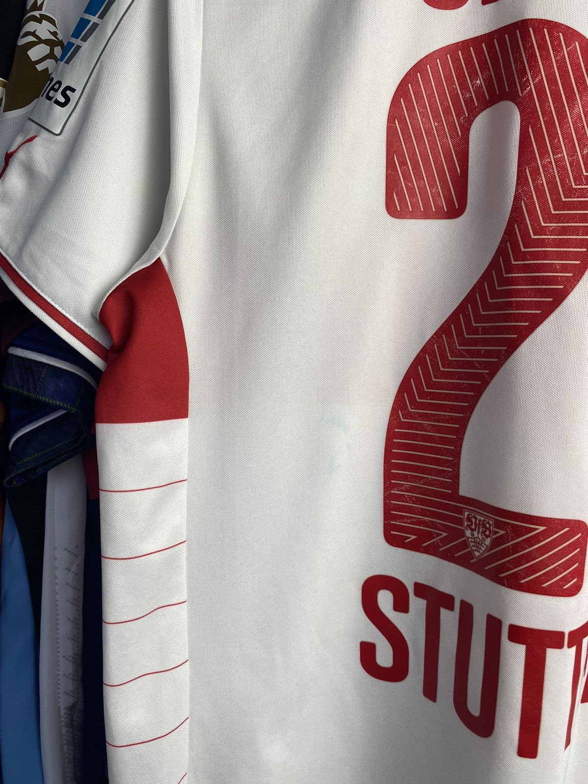 Puma 2013/14 PUMA STUTTGART HOME SOCCER FOOTBALL JERSEY SHIRT Size US L / EU 52-54 / 3 - 13 Thumbnail