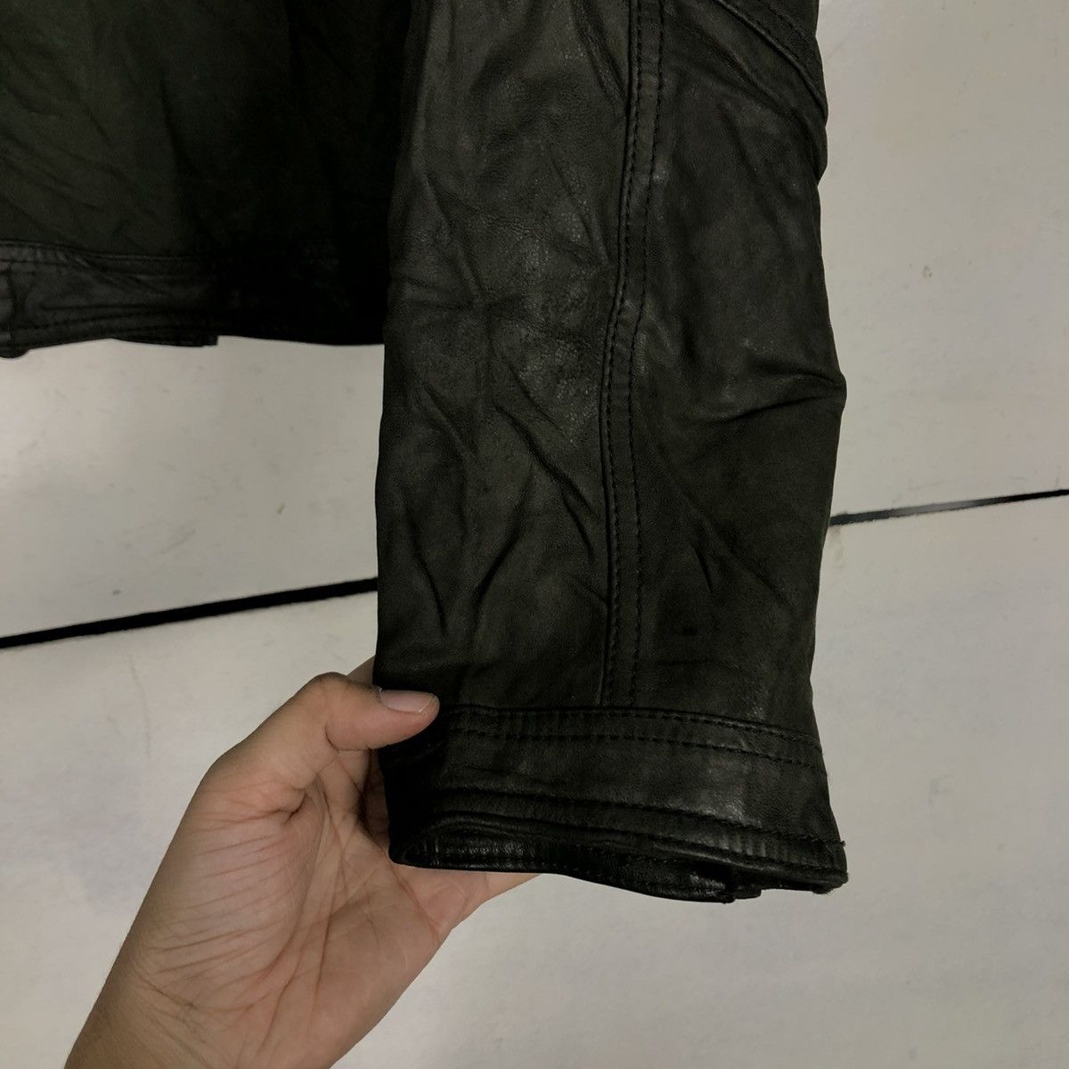 Scotch & Soda 🔥VINTAGE GENUINE LEATHER JACKET BIKER MADE WITH LOVE Size US M / EU 48-50 / 2 - 17 Thumbnail
