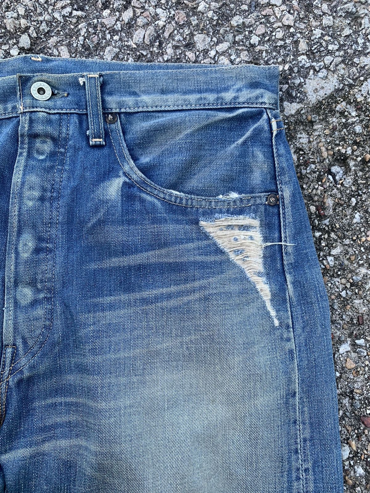Levi's VINTAGE LEVIS 501 BIG E LVC DISTRESSED DENIM Size US 34 / EU 50 - 10 Thumbnail