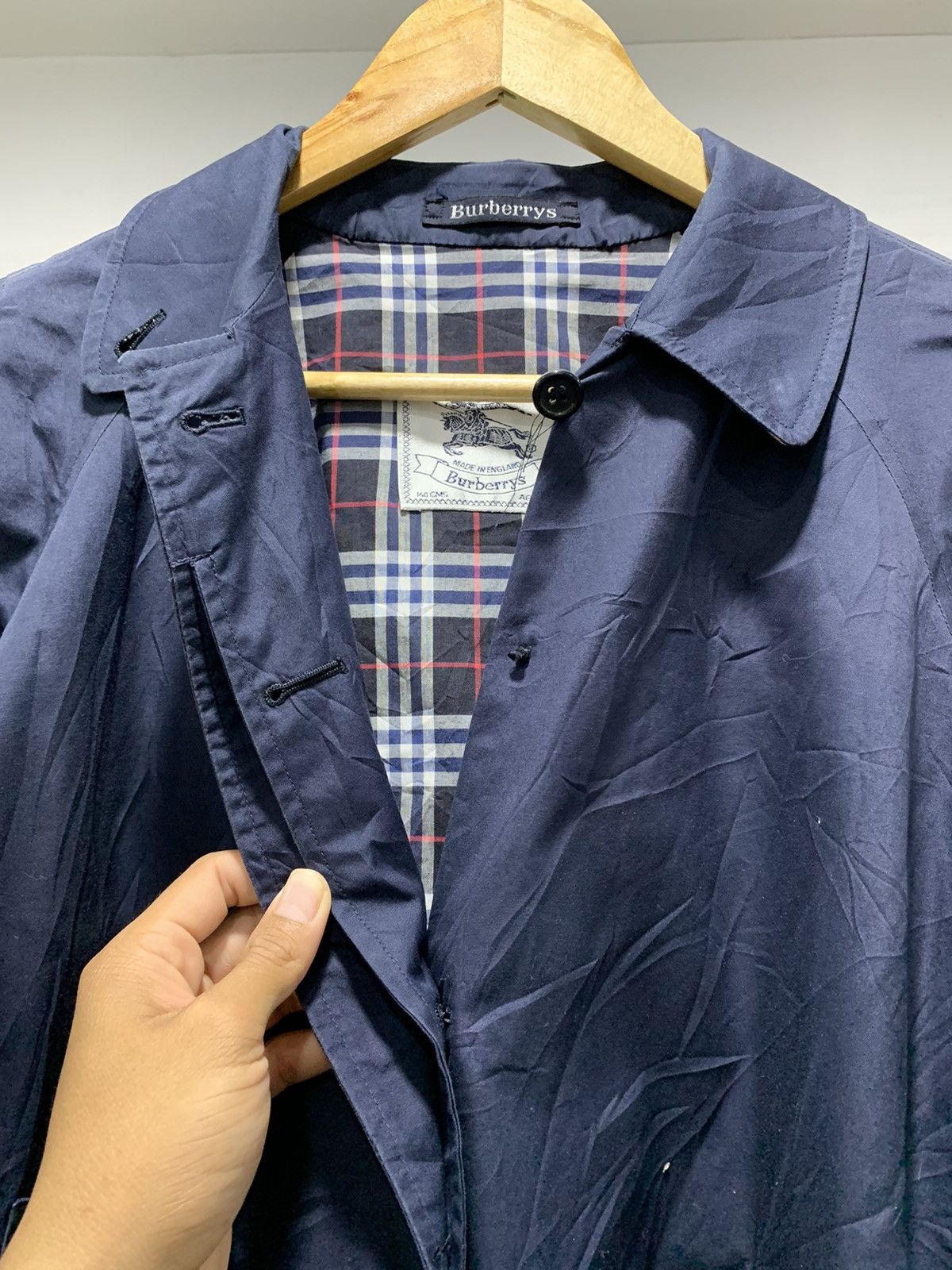 Burberry × Designer × Vintage Vintage Burberry Novacheck Coat Size M / US 6-8 / IT 42-44 - 9 Thumbnail