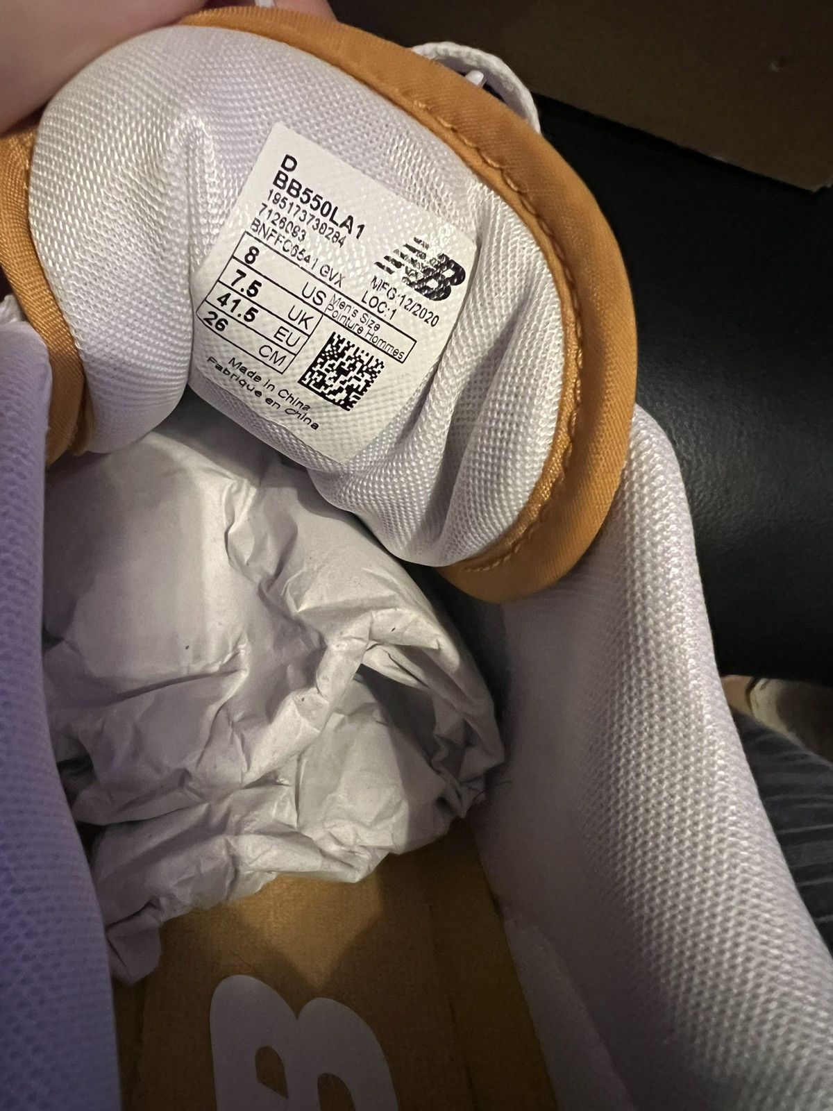 New Balance New Balance 550 Varsity Gold Size US 8 / EU 41 - 9 Thumbnail