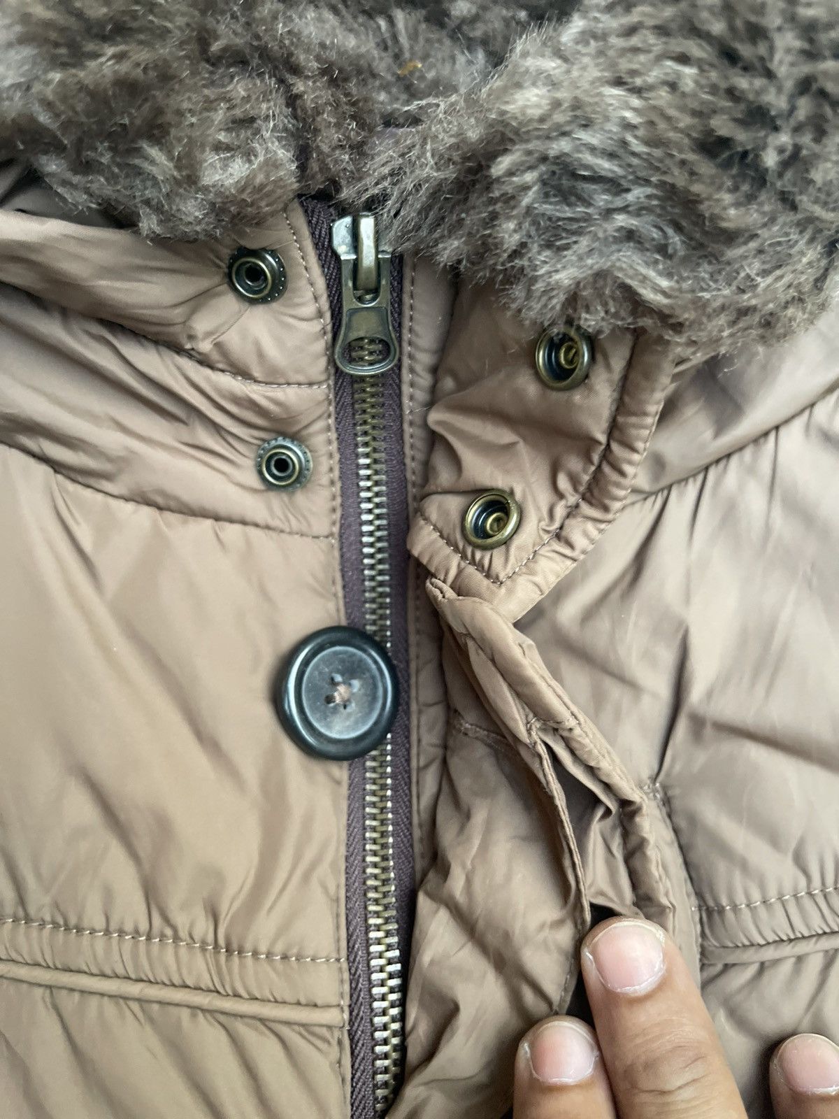 Woolrich Woolen Mills Woolrich Fur Collar Bomber Jacket - Faded Sleeve Size US M / EU 48-50 / 2 - 6 Thumbnail