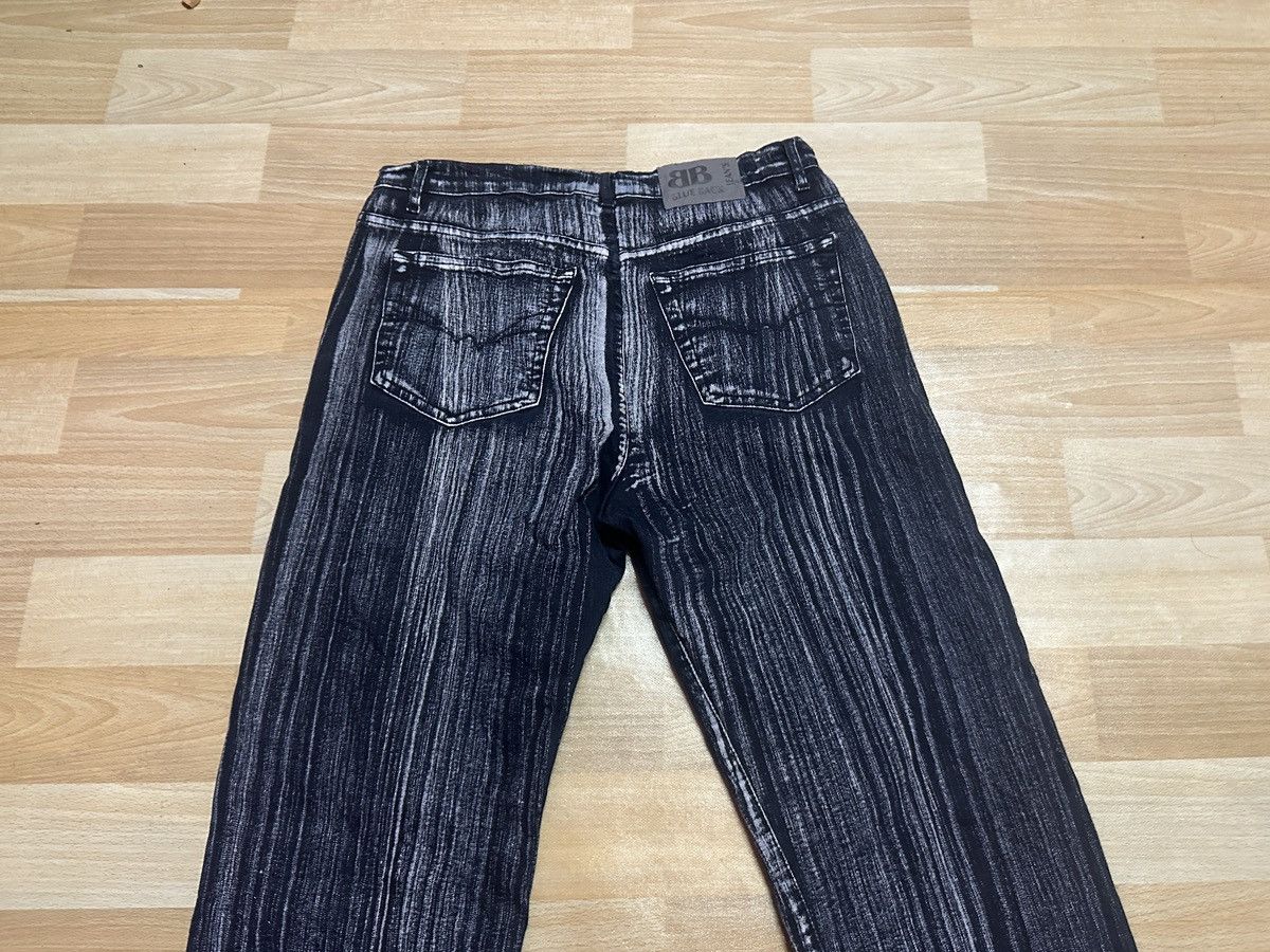 Japanese Brand Rare🔥🔥Striped Stretchable Denim Size US 31 - 17 Thumbnail