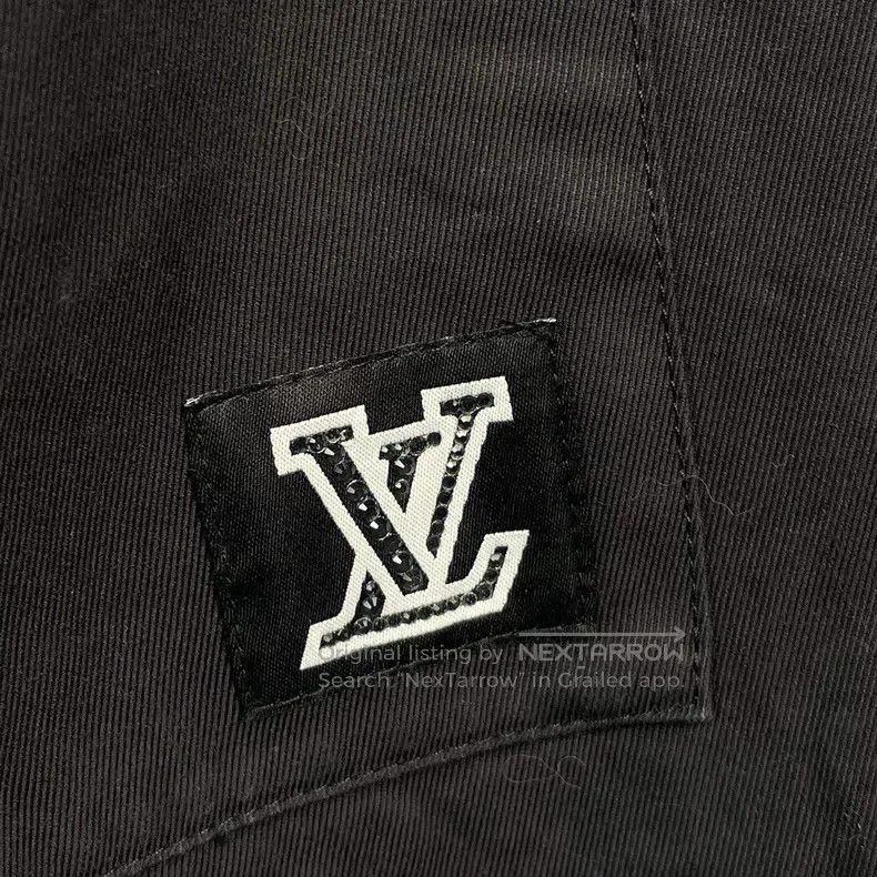 Louis Vuitton Louis Vuitton size US 50 Black Pocket Embroidered Overalls Size US 34 / EU 50 - 3 Thumbnail