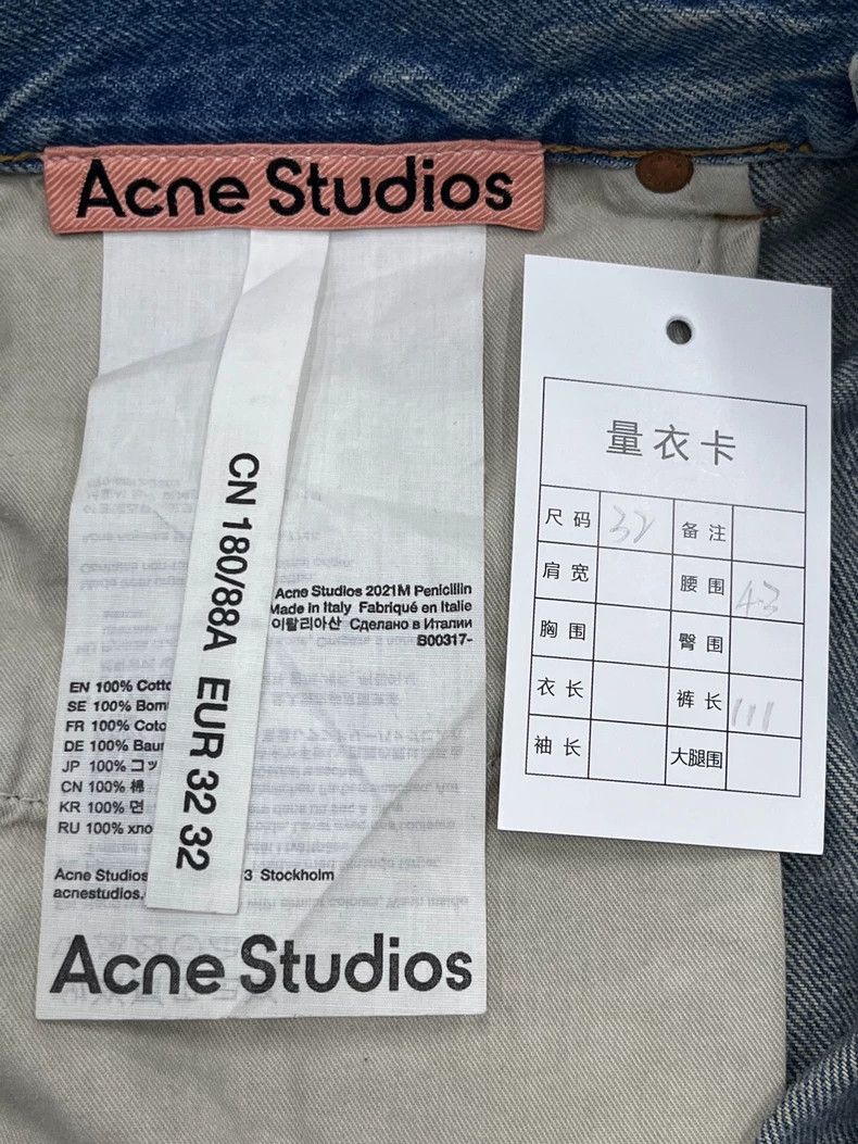 Acne Studios Acne Studios 2021M Blue Mud Ripped Flared Jeans 2504-Nextar Size US 32 / EU 48 - 4 Thumbnail