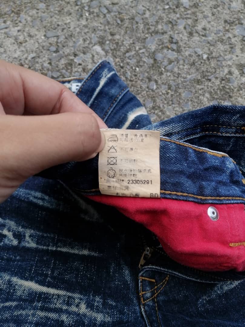 Japanese Brand Osaka Big Train Embroidered Skulls Denim Jeans Size US 32 / EU 48 - 9 Thumbnail