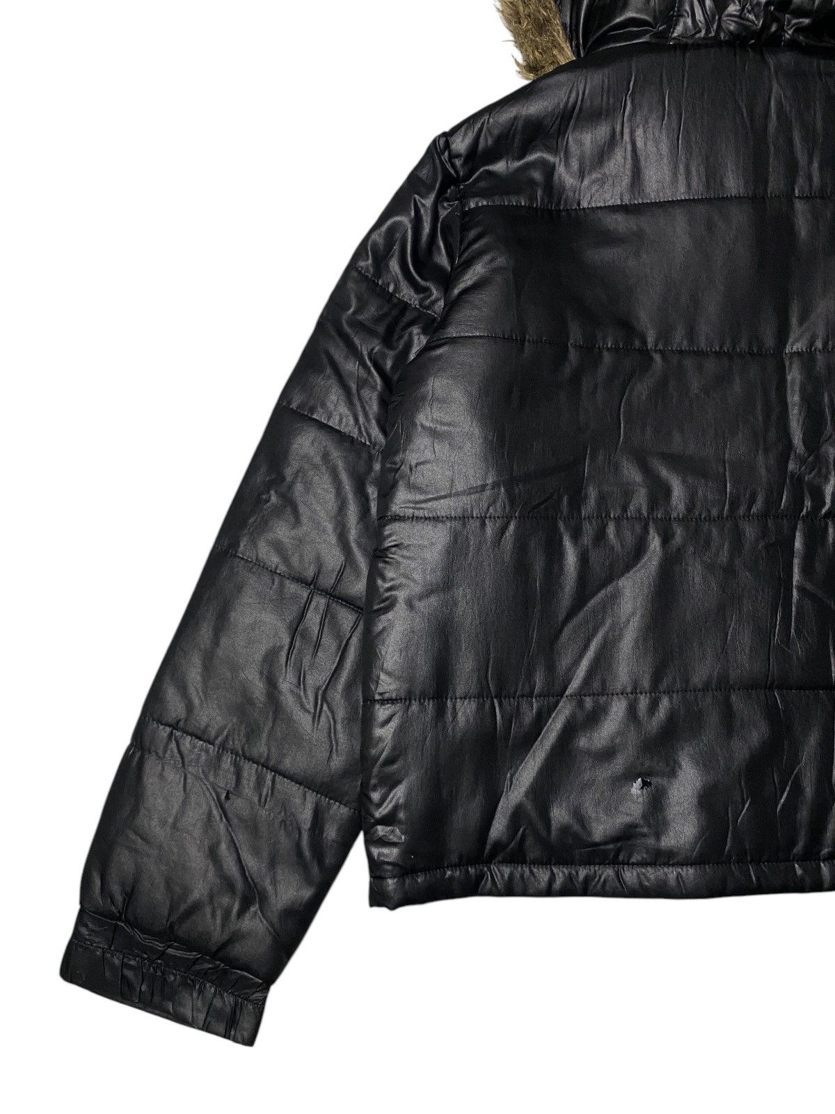 If Six Was Nine 2000's Mignon Fur Black Puffer Jacket Size US M / EU 48-50 / 2 - 10 Thumbnail