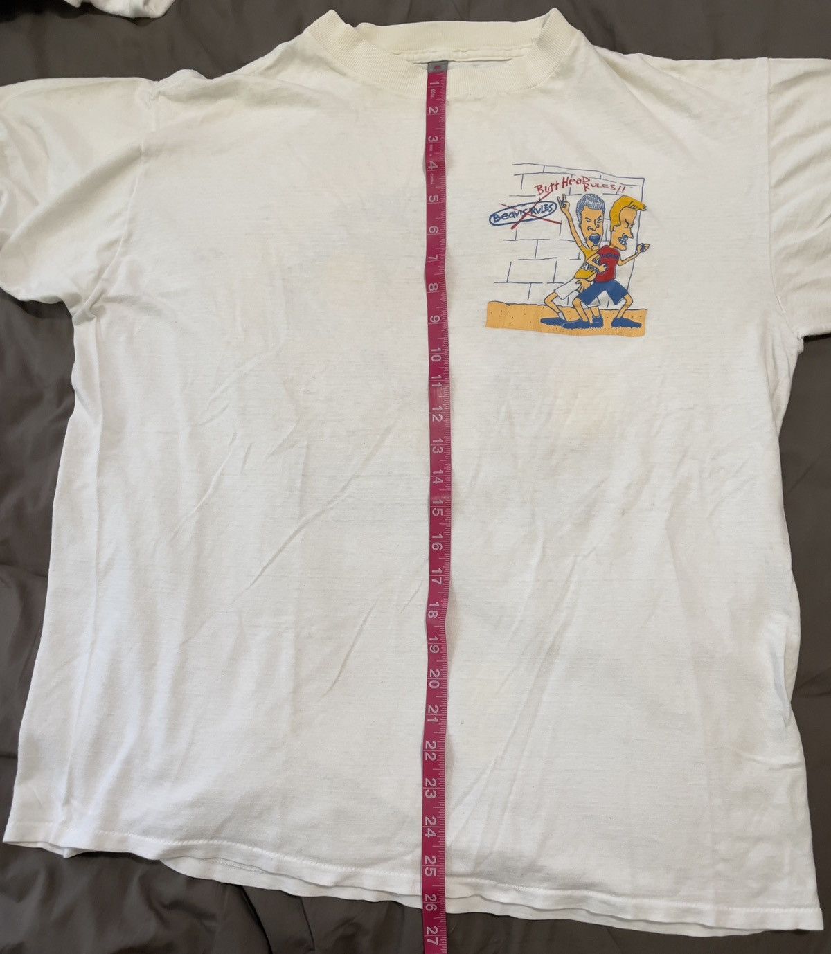 Cartoon Network Vintage Beavis And Butthead Tshirt Single Stitch Sz L Size US L / EU 52-54 / 3 - 6 Thumbnail