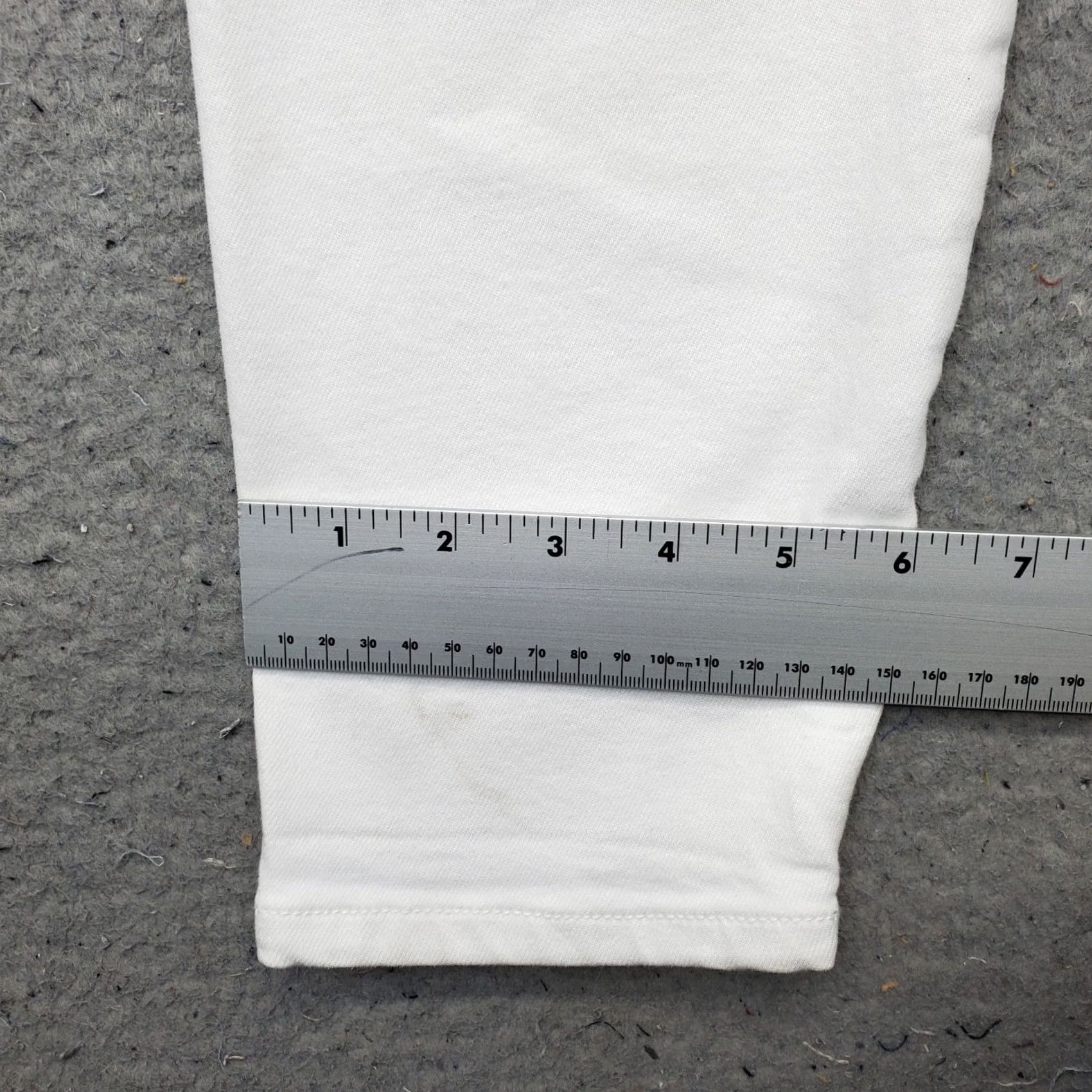 Vintage Hidden Jeans Womens Size 28 White Denim 5 Pocket Dress/Streetwear Grunge Stretch Size 28" / US 6 / IT 42 - 5 Thumbnail
