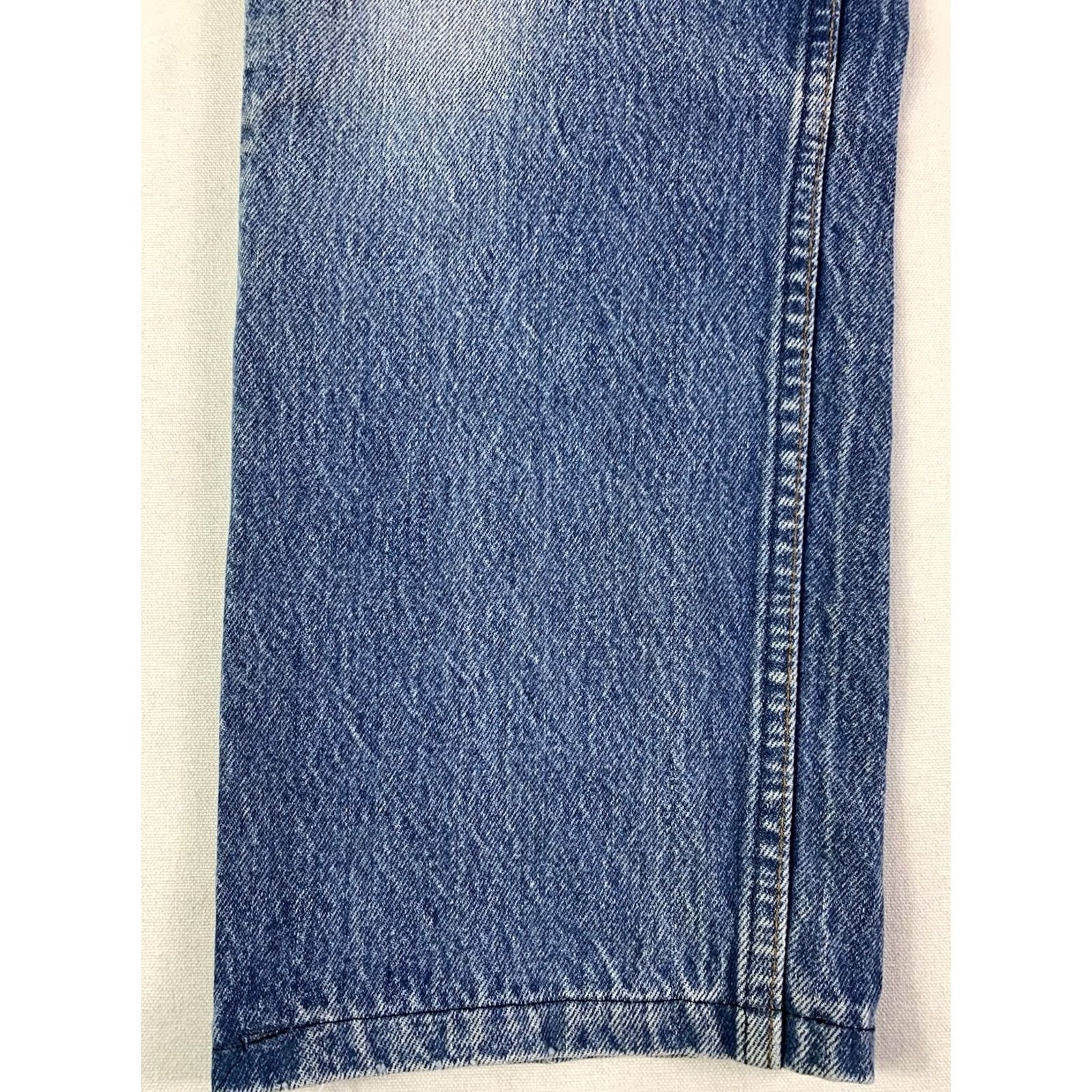 Levi's VINTAGE Levi's 501 Jeans Mens 32x34 Regular Blue Hemmed 90s USA Made in USA Size US 32 / EU 48 - 4 Thumbnail