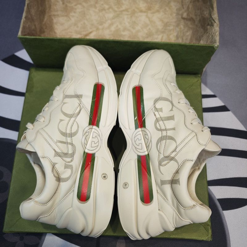Gucci Gucci Rhyton Logo Low-Top Dad Sneakers - Size US 11 / EU 44 - 6 Thumbnail