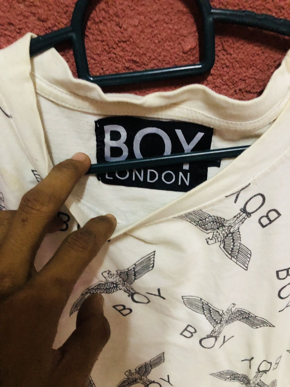 Boy London Boy London White All Over Print T- Shirt Size US L / EU 52-54 / 3 - 13 Thumbnail