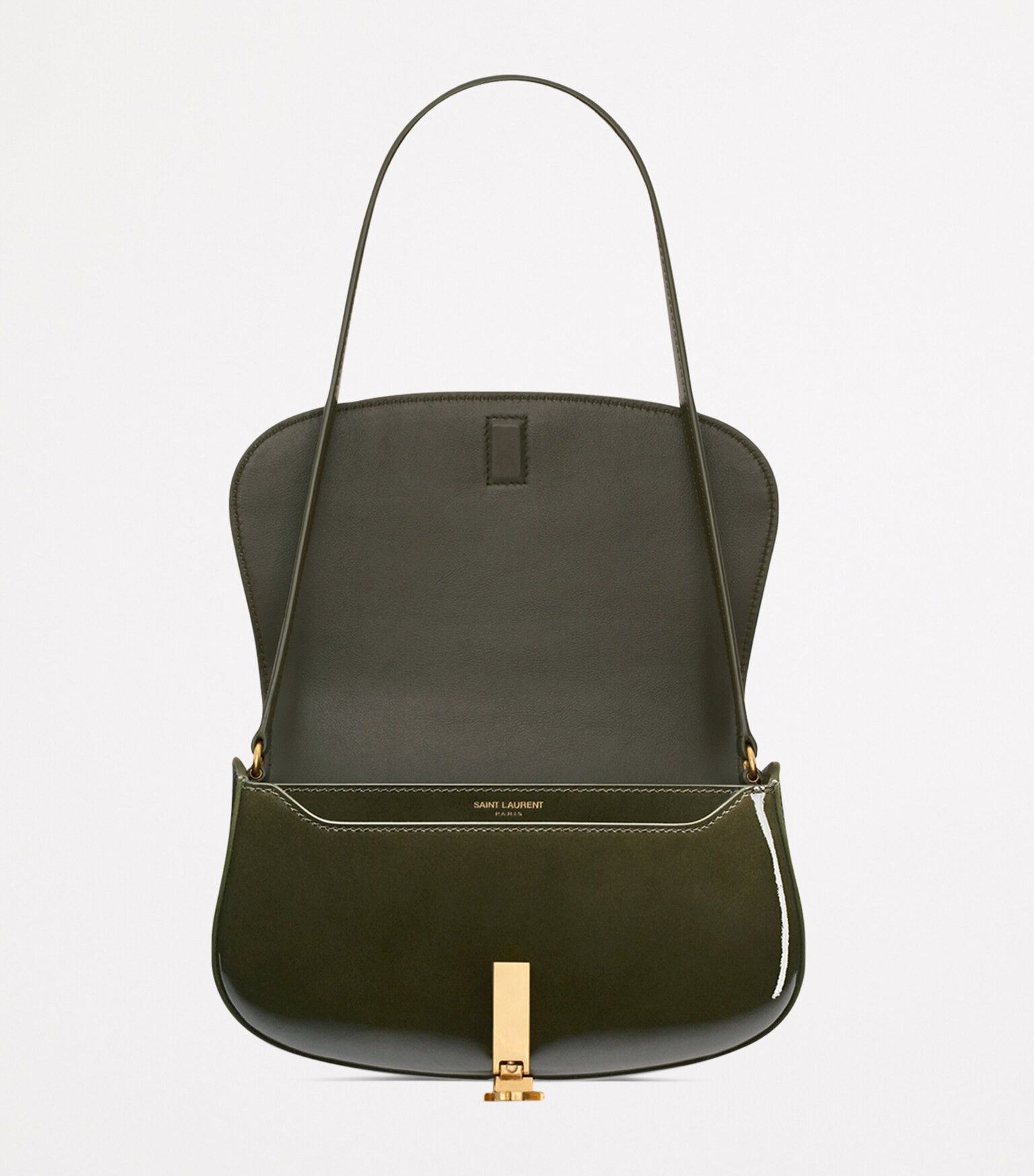Saint Laurent Paris os11x0526 Size: OS / Mini Voltaire Shoulder Bag in Green Size ONE SIZE - 4 Thumbnail