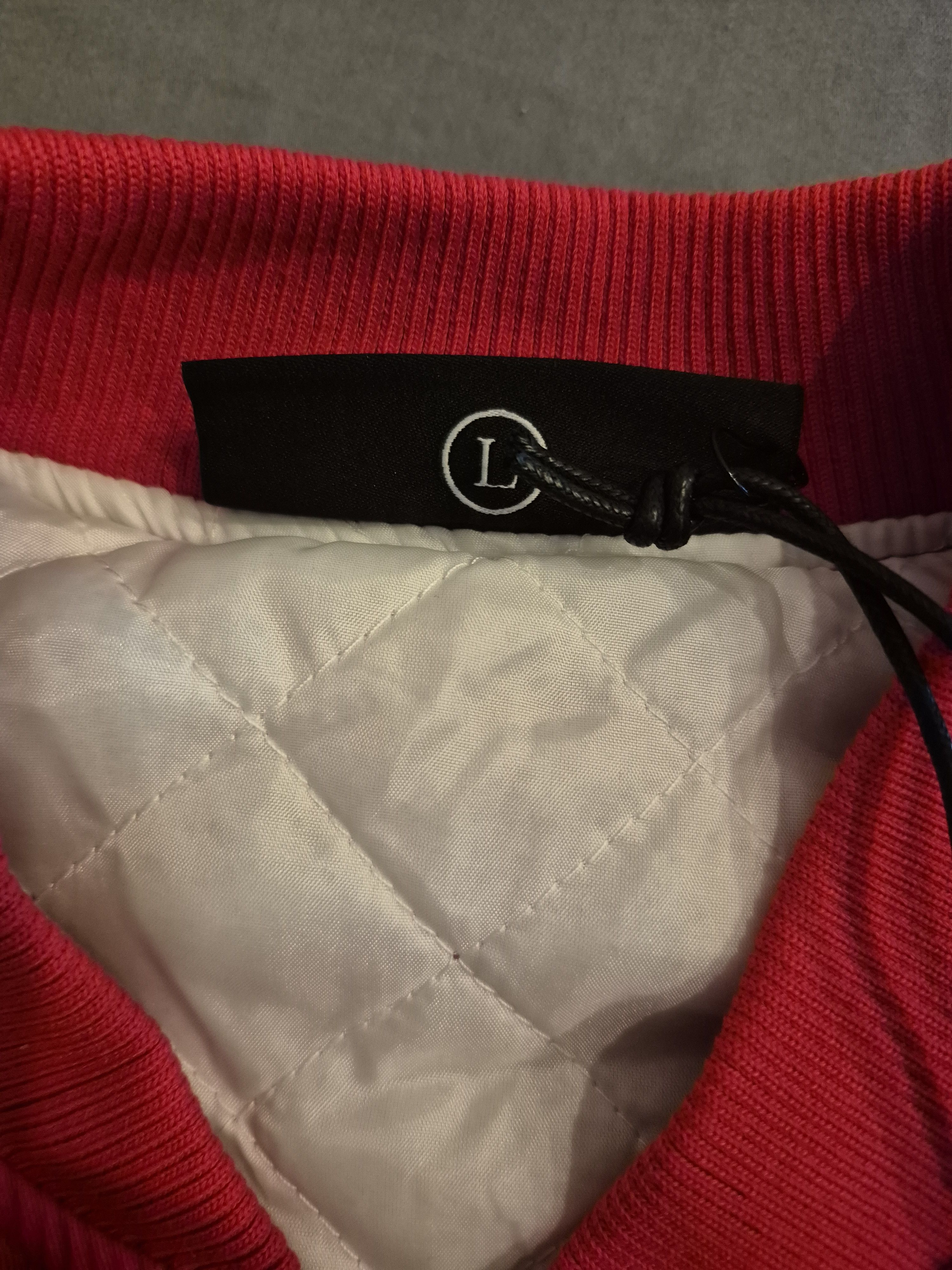 Civil Regime Civil Regime Racing Jacket Red and White Size Large BNWT Size US L / EU 52-54 / 3 - 4 Thumbnail