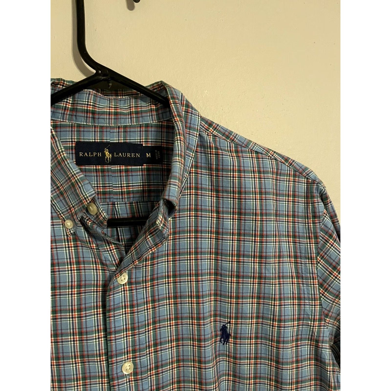 Polo Ralph Lauren Polo Ralph Lauren Blue Plaid Casual Shirt Men's M Long Sleeve Button Up Multicolor Size US M / EU 48-50 / 2 - 2 Thumbnail
