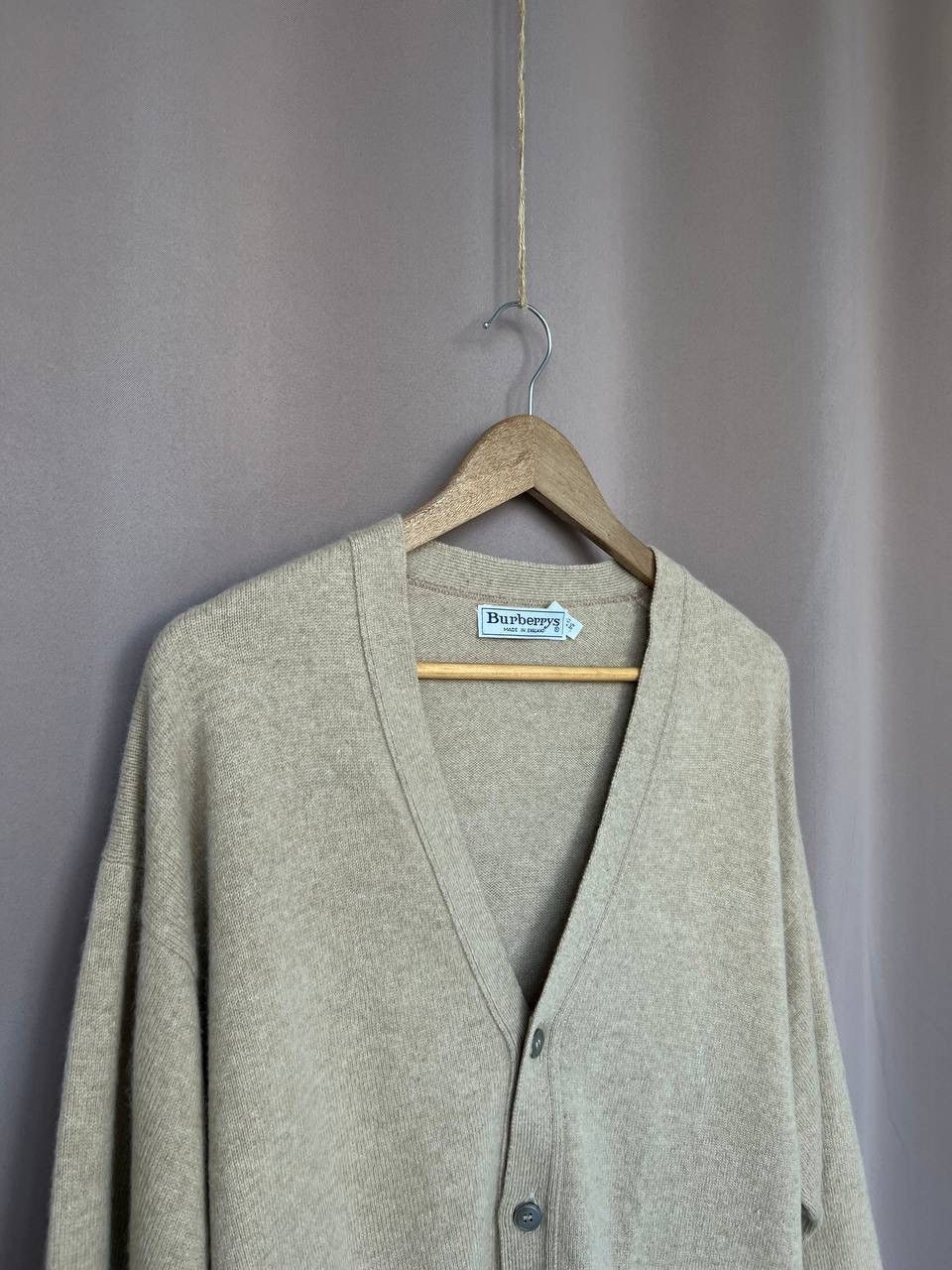 Burberry Burberrys Wool Knit Cardigan Men Size 54 L Sweater England Size US L / EU 52-54 / 3 - 3 Thumbnail