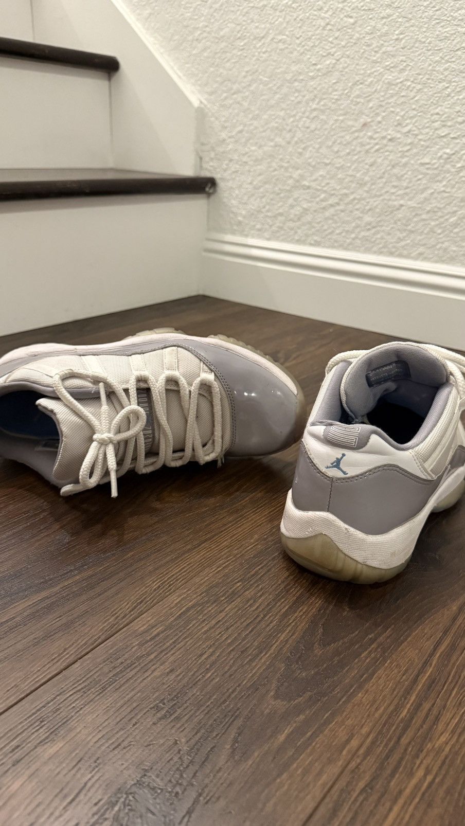 Nike Jordan 11 Retro Low Cement Gray Size US 9.5 / EU 42-43 - 4 Thumbnail