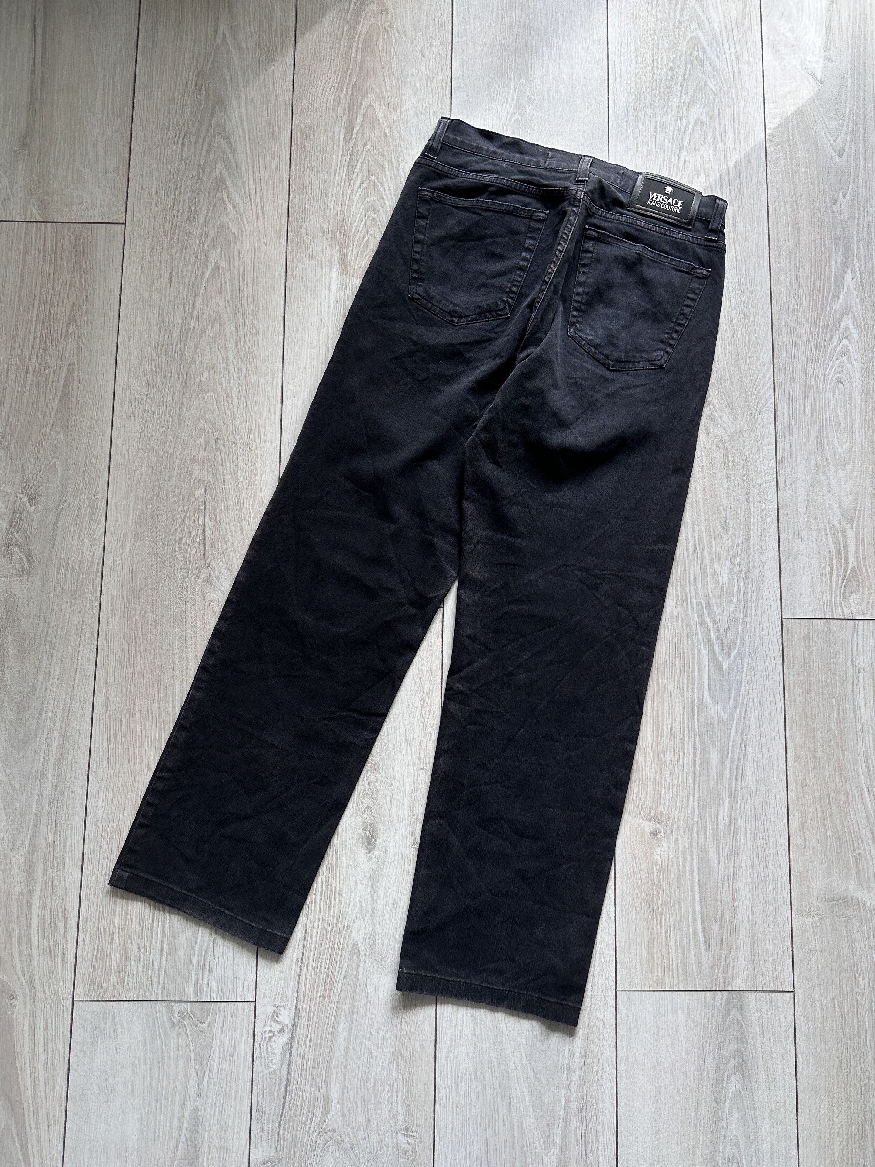 Versace Jeans Couture Vintage Versace Jeans Couture Black Denim Jeans Size US 28 / EU 44 - 5 Thumbnail