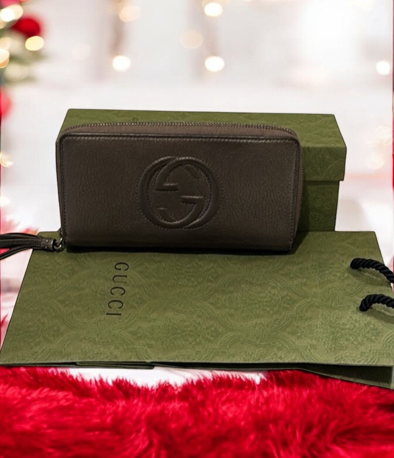 Gucci GUCCI WALLET CONTINENTAL ZIP AROUND IN MINT CONDITION Size ONE SIZE - 3 Thumbnail