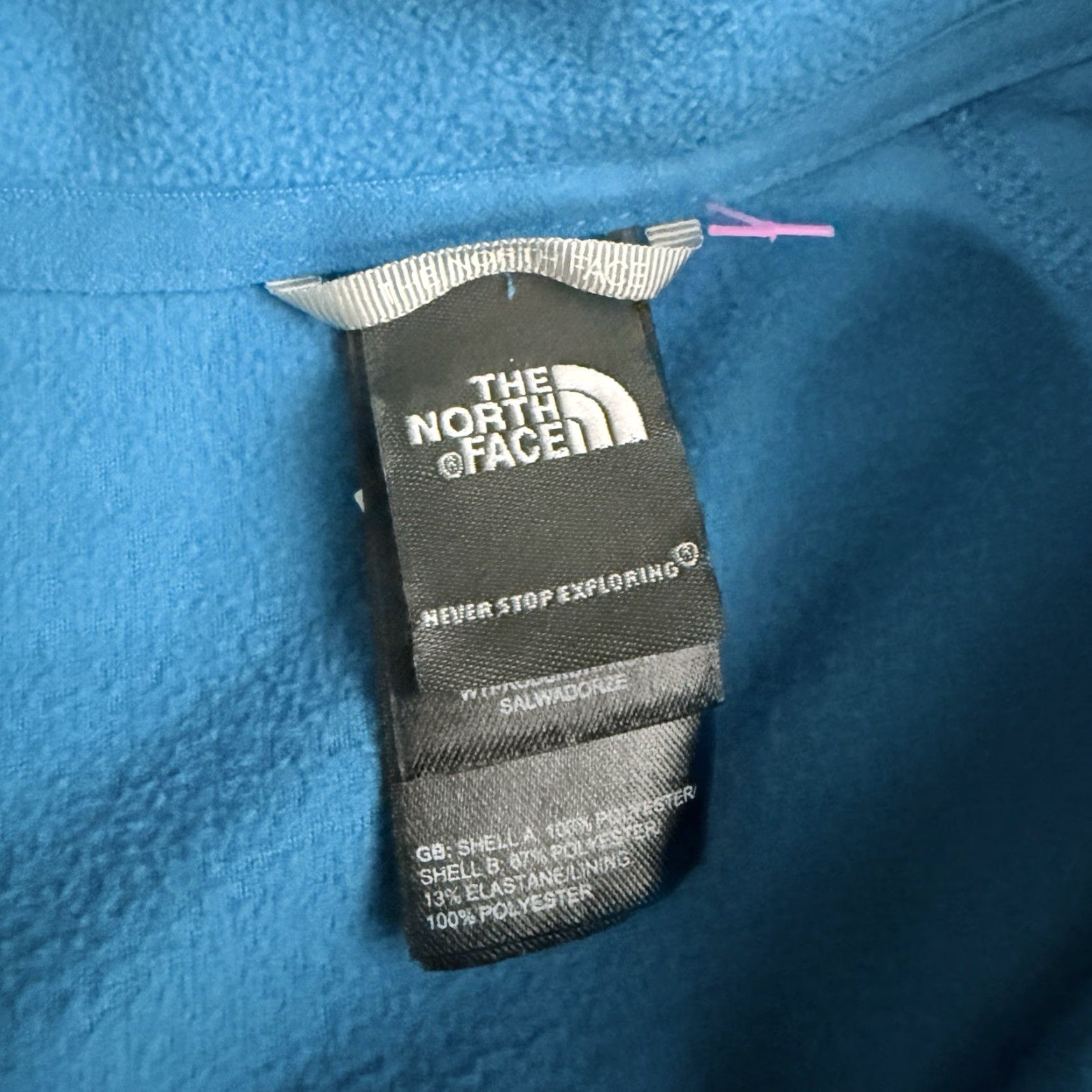 The North Face The North Face Blue Full Zip Fleece Jacket Womens Size S Size S / US 4 / IT 40 - 4 Thumbnail