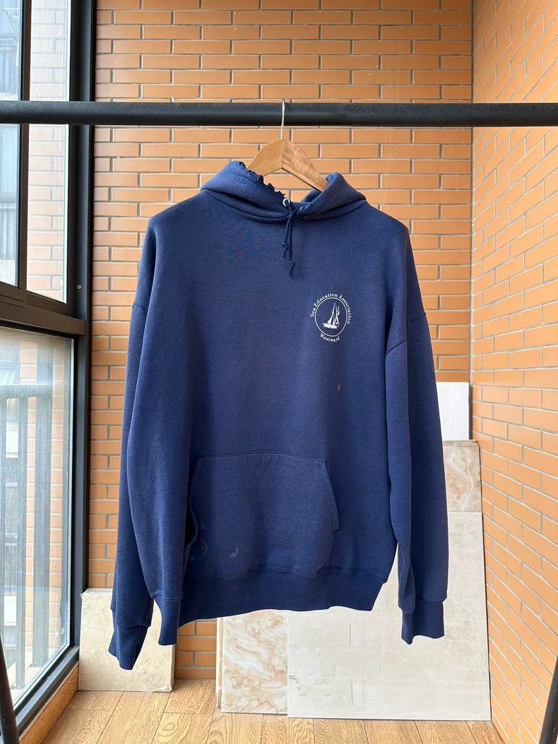 Vintage NAVY hoodie 90s 2505-Nextarrow Size US XL / EU 56 / 4 - 1 Thumbnail