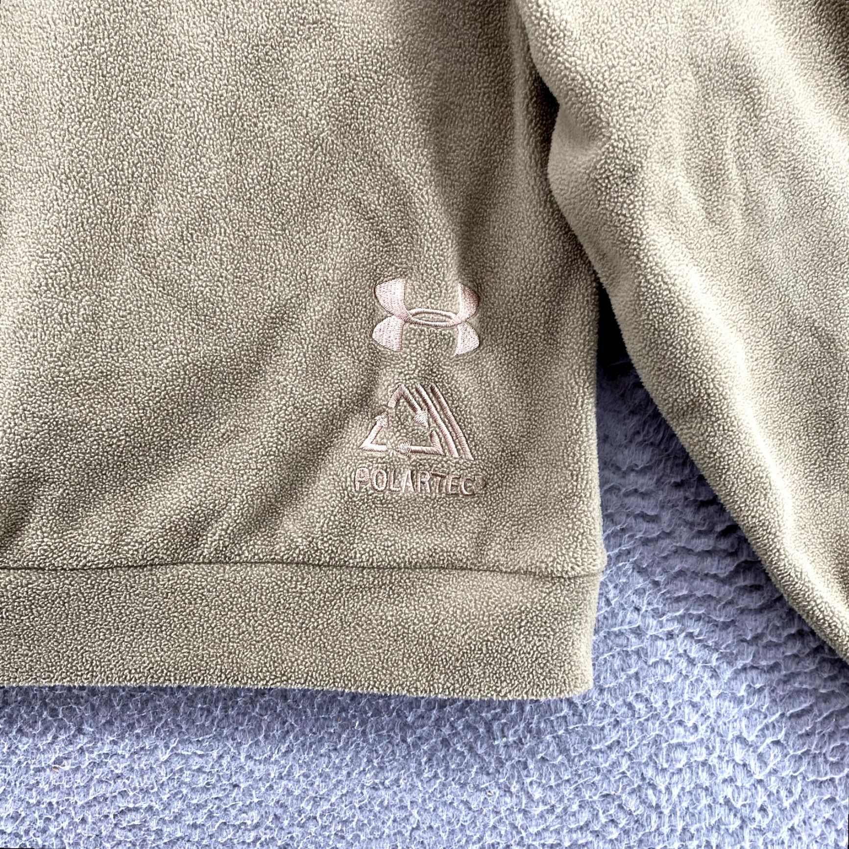 Under Armour Under Armour Storm Hoodie Women's Large Military Green Polar Fleece Athleisure Size L / US 10 / IT 46 - 5 Thumbnail