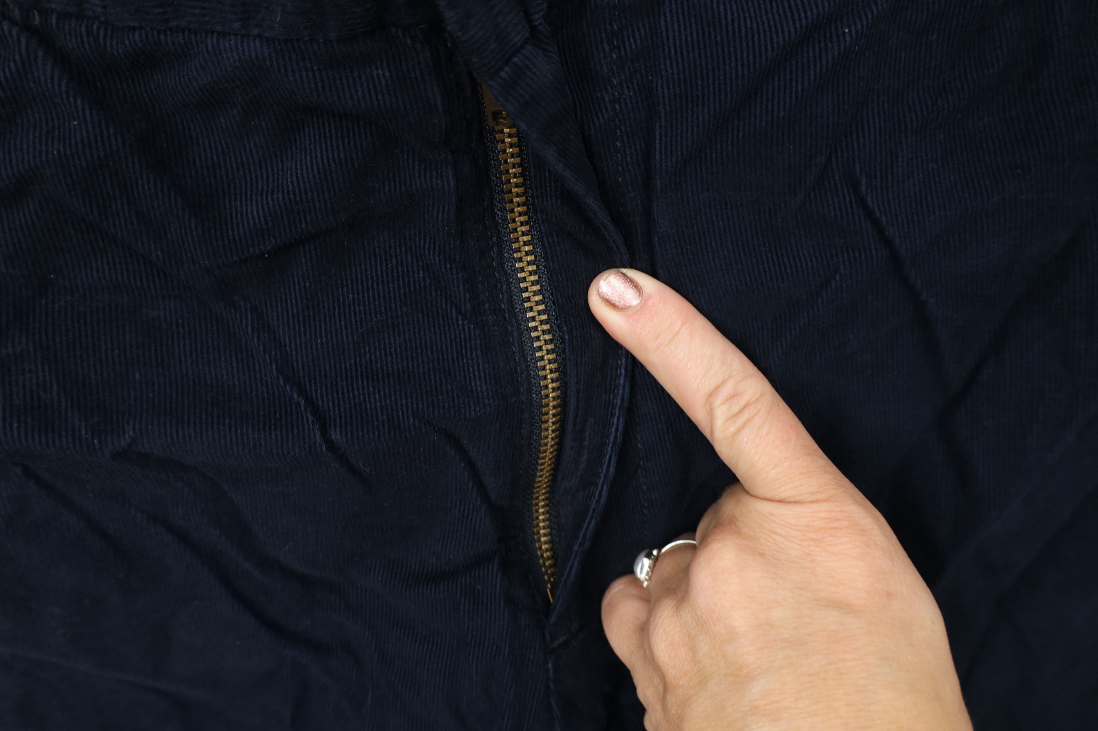J.Crew Vintage Y2K 2005 J Crew Wide Leg Corduroy Chino Pants Blue Size US 32 / EU 48 - 6 Thumbnail