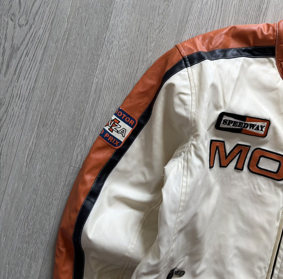 Vintage Vintage Monza Motorcycle Racing Leather Jacket Size US M / EU 48-50 / 2 - 4 Thumbnail