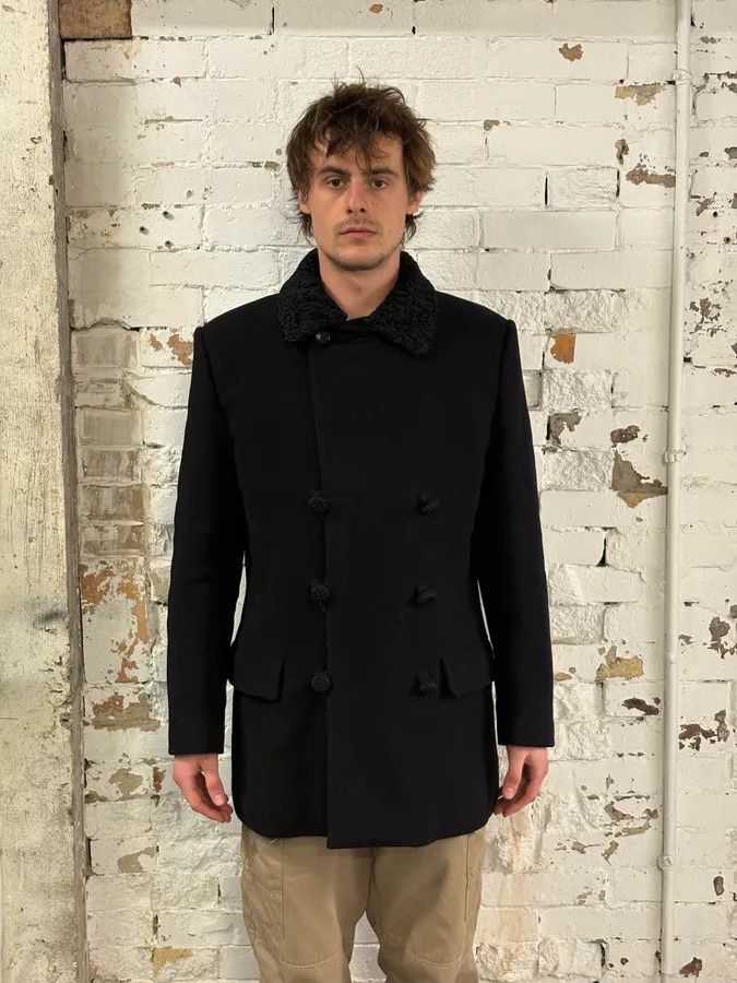 Louis Vuitton Louis Vuitton Black Classy Duffle Coat Size US M / EU 48-50 / 2 - 2 Thumbnail