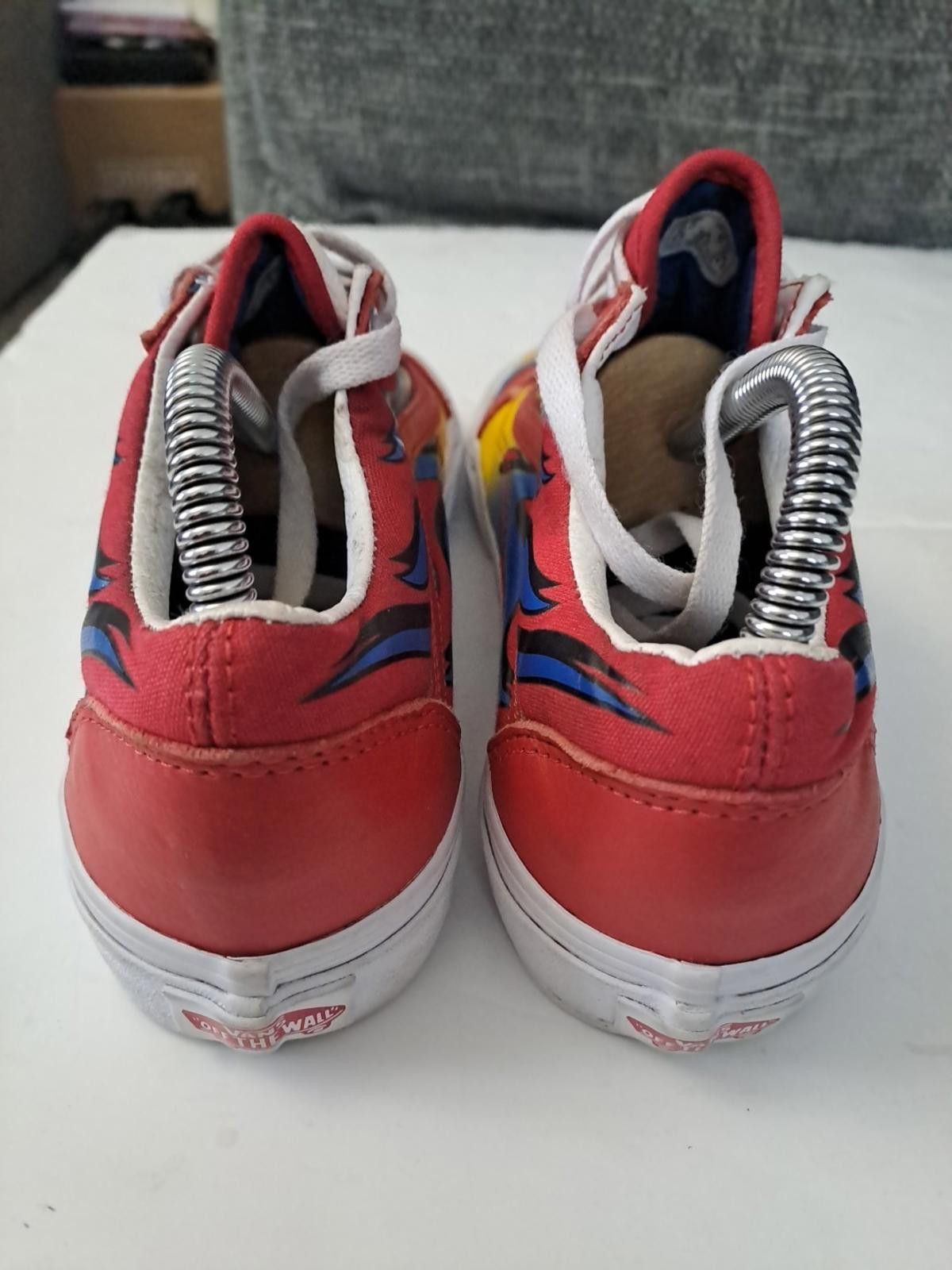 Vans Vans Old Skool Racer sneakers in the red/blue flame Size 5.5 Size US 7.5 / IT 37.5 - 5 Thumbnail