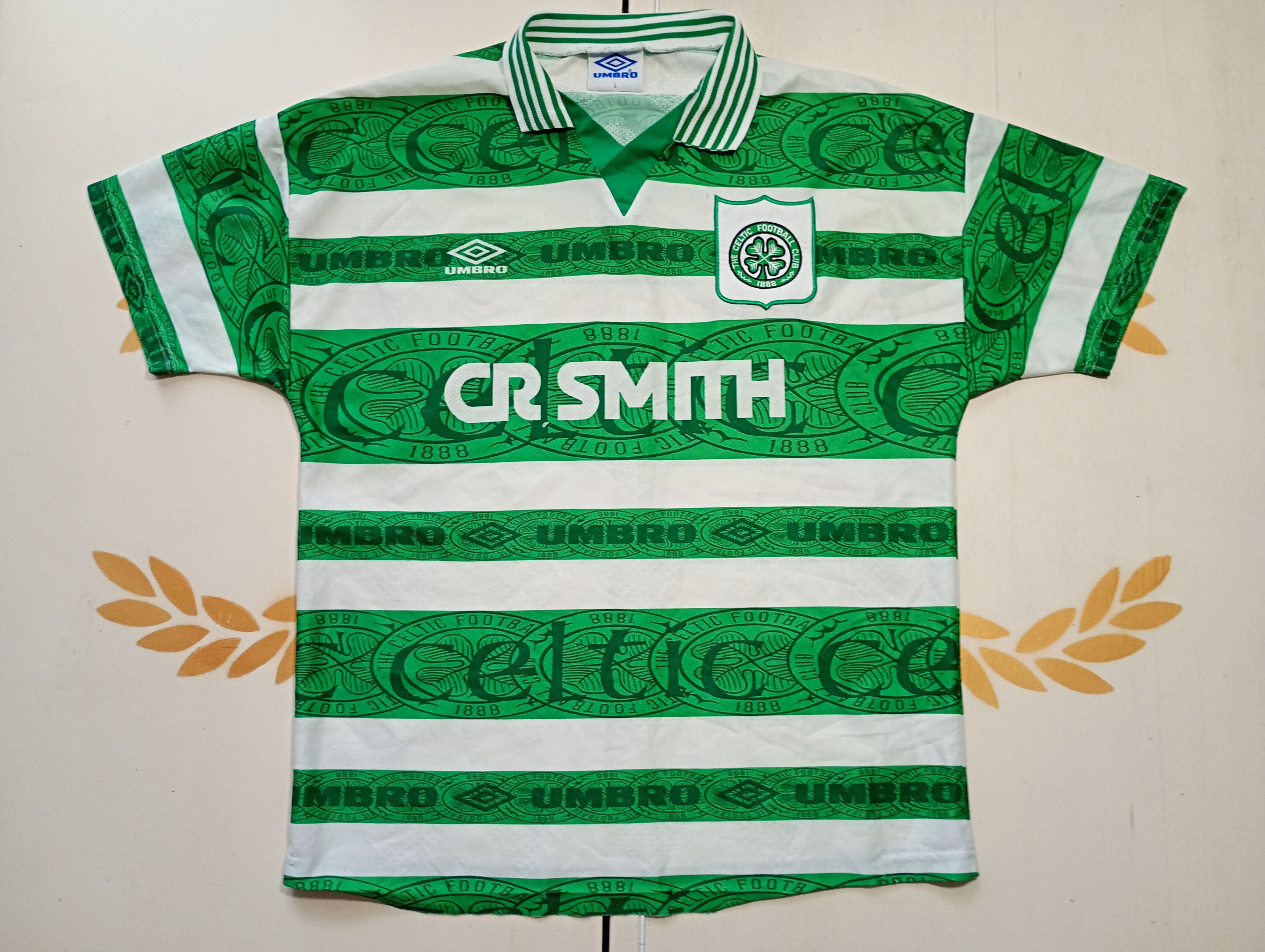 Umbro Umbro Celtic FC Home Jersey 1995-1997 Size US L / EU 52-54 / 3 - 2 Thumbnail