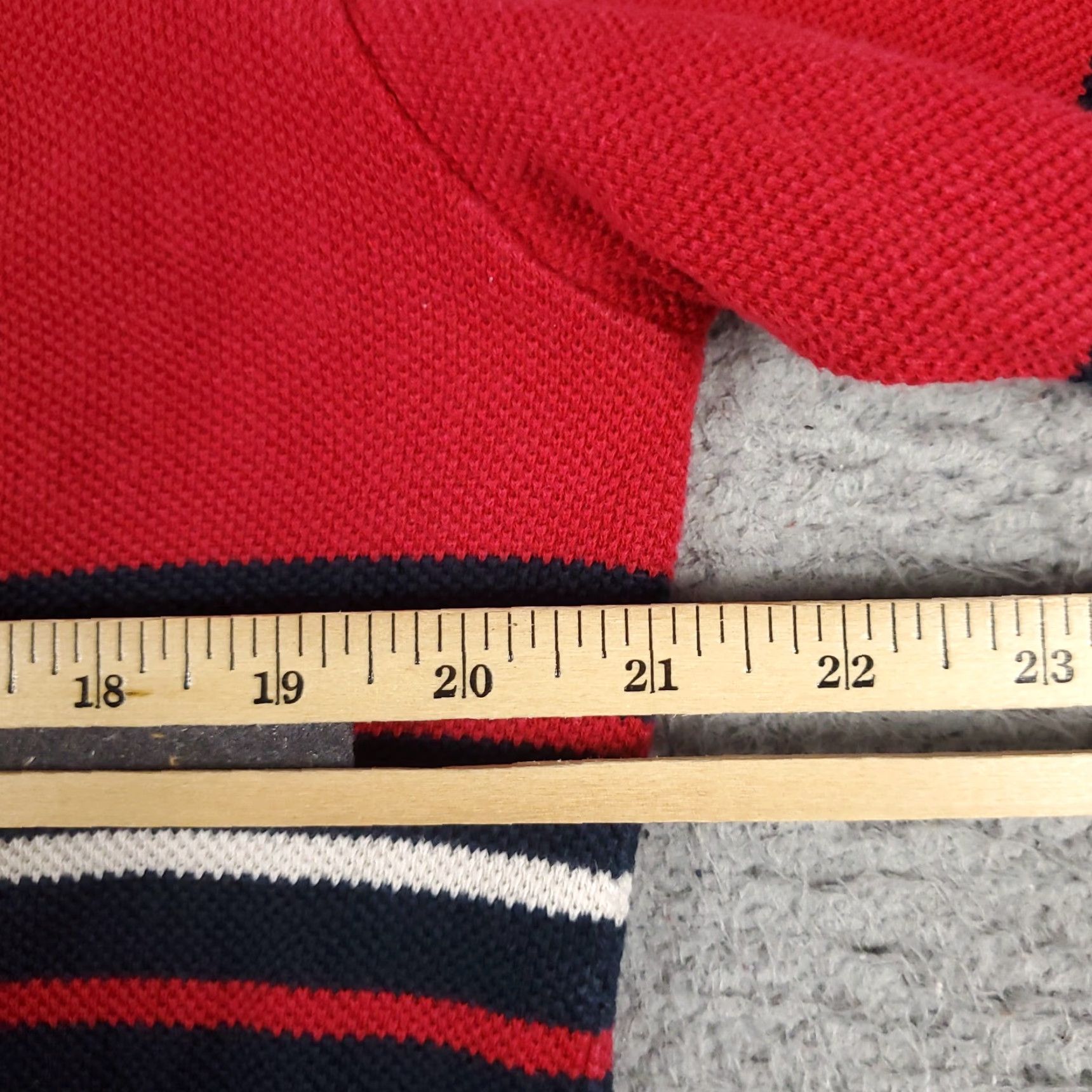 Nautica VINTAGE? No. Nautica Polo Shirt Mens XL Red Striped Short Sleeve Casual Button-Front Classic Polo XL Red Nautica Mens Shirt Size US XL / EU 56 / 4 - 6 Thumbnail