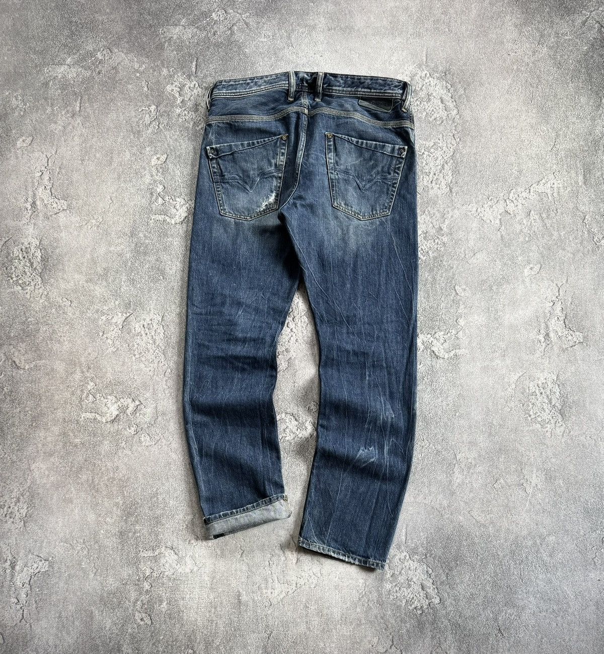 Diesel Diesel 31/30 Krooley distressed denim pants trousers jeans Size US 31 - 1 Thumbnail