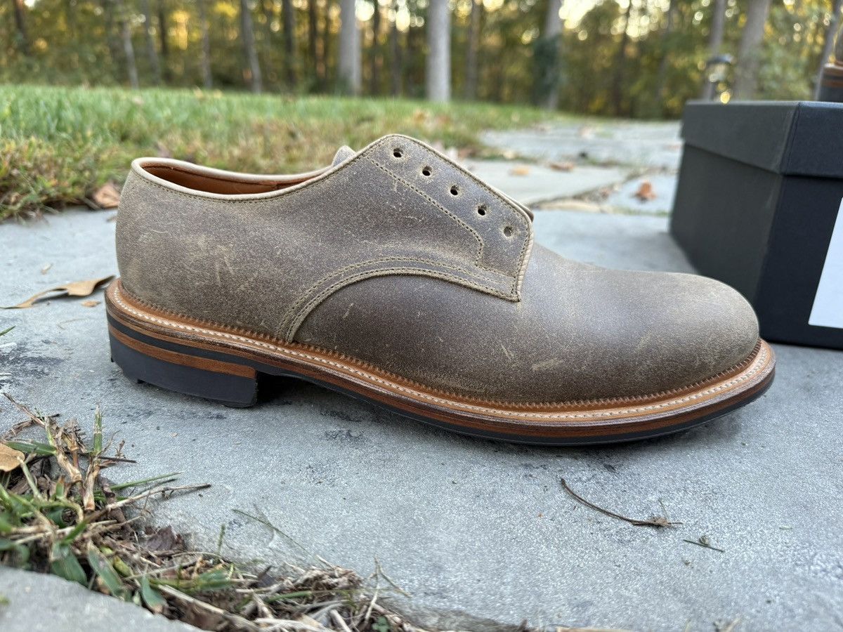 Viberg Rockland Blucher CFS Natural Waxed Commander