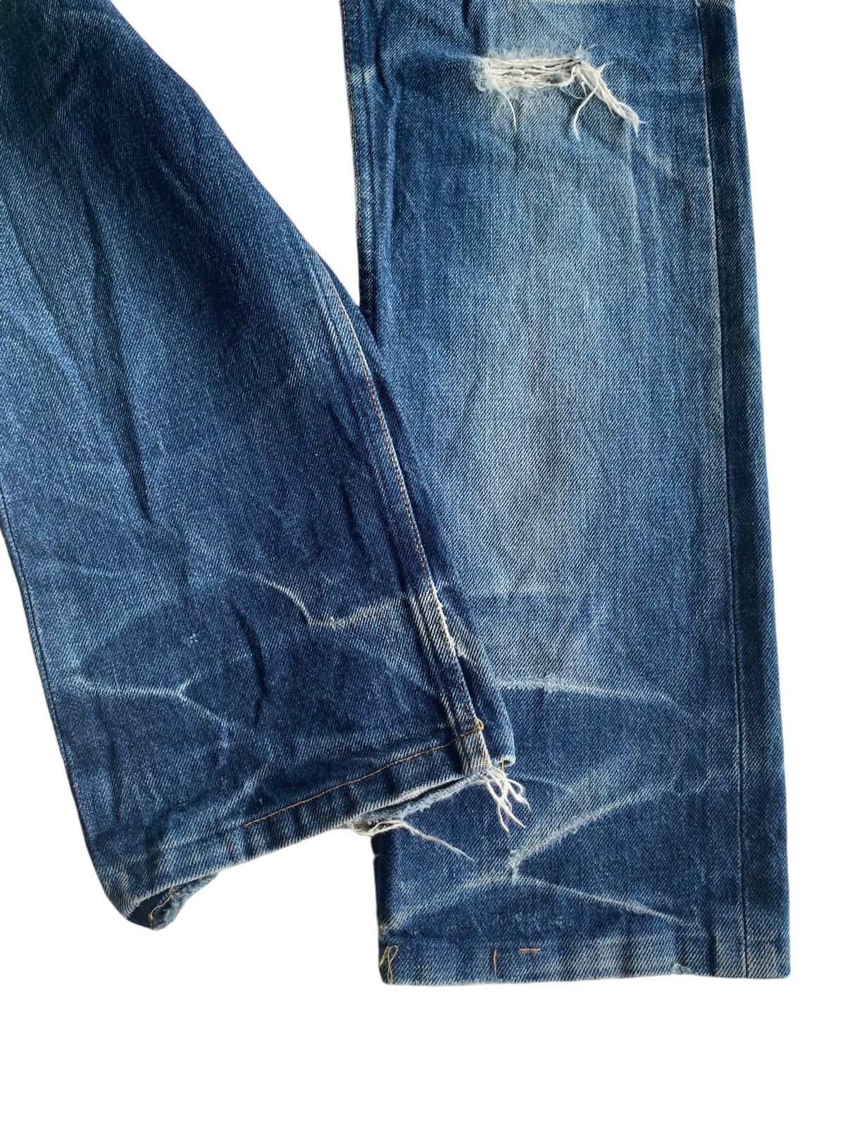 A.P.C. × Japanese Brand × Vintage A.P.C Selvedge Distressed Denim Size US 29 - 18 Thumbnail