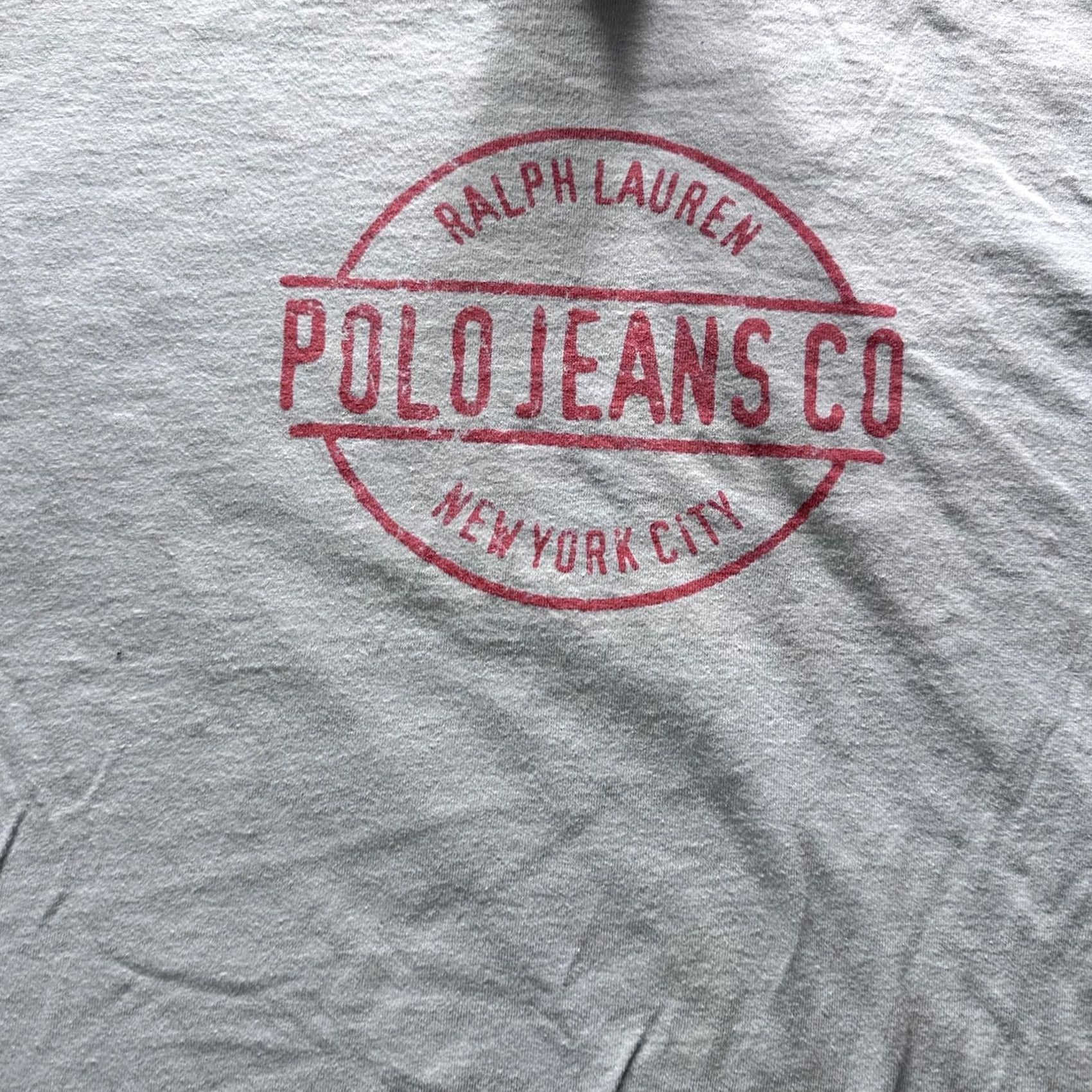 Ralph Lauren VINTAGE Polo Jeans Co. Shirt Mens L Red Logo Graphic Tee Crewneck Ralph Lauren Size US L / EU 52-54 / 3 - 2 Thumbnail