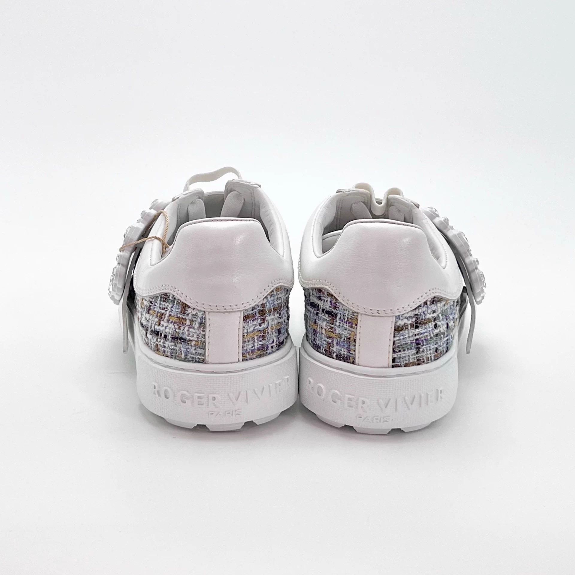 Roger Vivier RV tweed 39 sneaker authenticity card Size US 8.5 / IT 38.5 - 4 Thumbnail