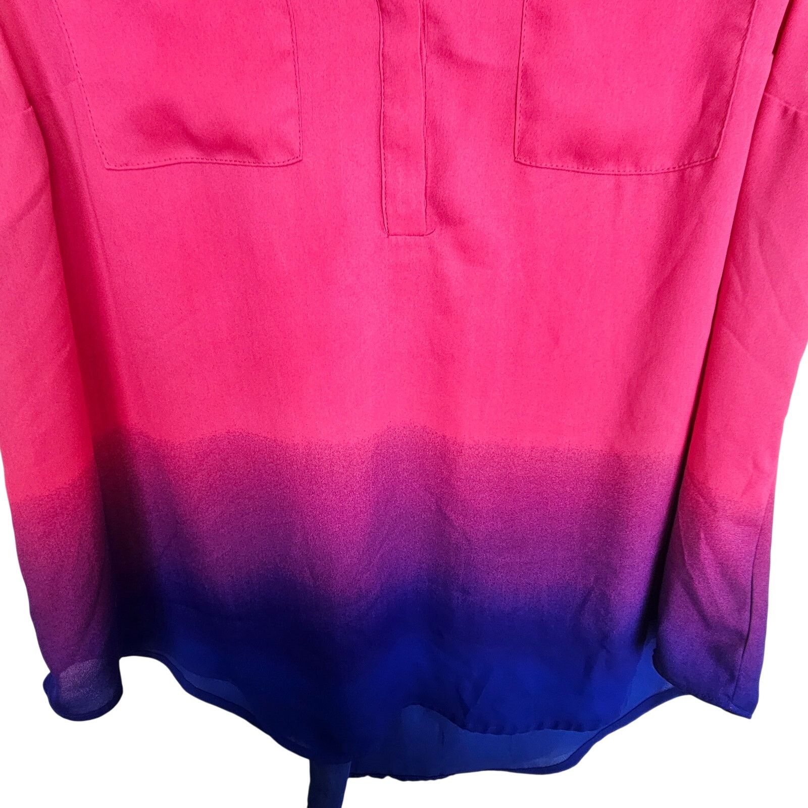 Torrid Torrid Women Harper Blouse Plus Size 1X Ombre Bright Summer Size XL / US 12-14 / IT 48-50 - 3 Thumbnail