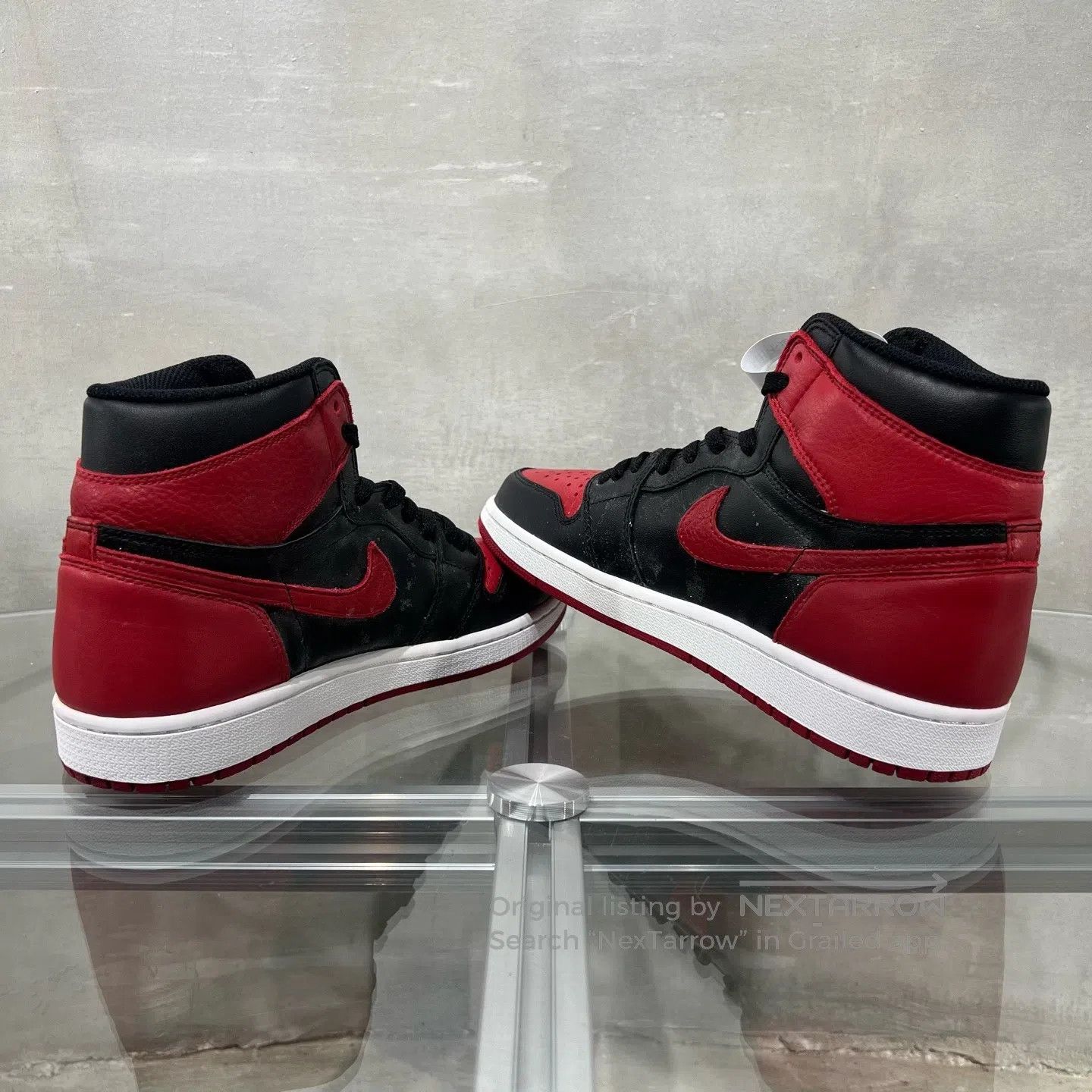 Nike Nike AJ1 Black and Red shoes Size US 9 / EU 42 - 5 Thumbnail