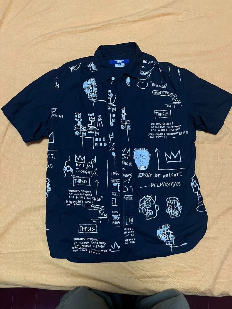 Junya Watanabe Junya Watanabe MAN Basquiat Short Sleeve Shirt Size US L / EU 52-54 / 3 - 2 Thumbnail