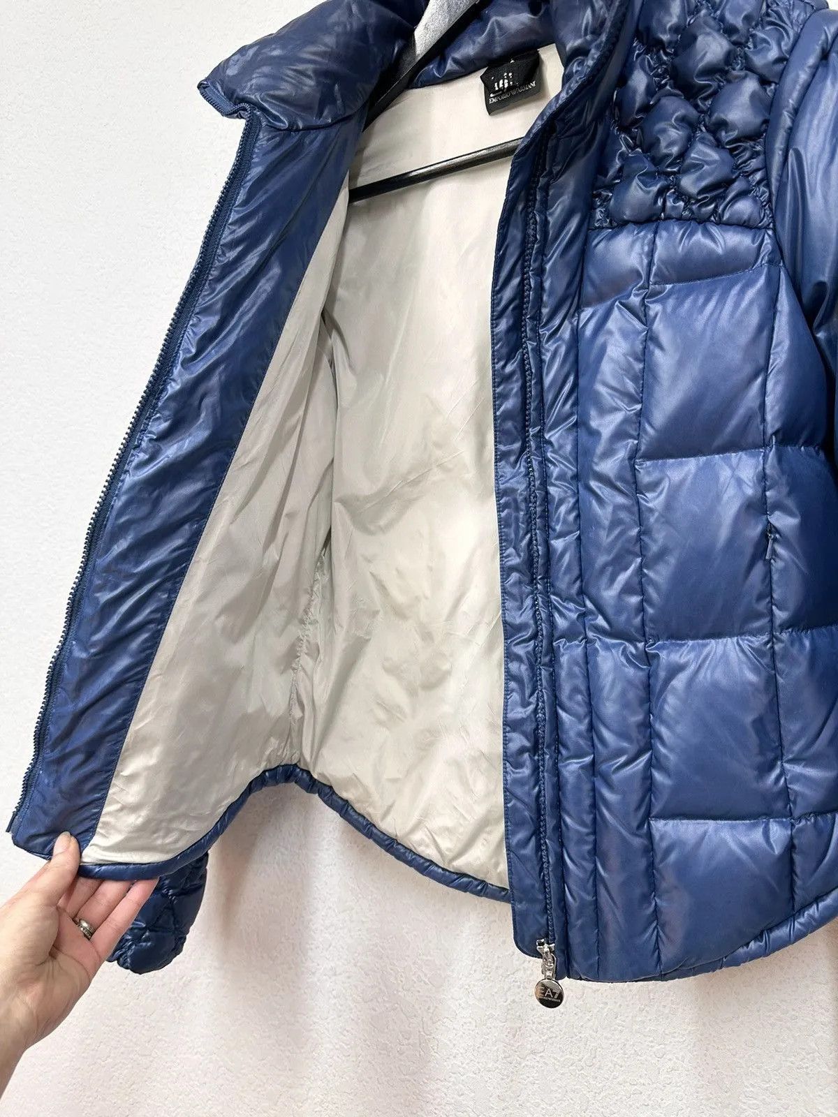 Emporio Armani Emporio Armani Down Jacket Vintage EA7 Avant Garde Style Y2K Size S / US 4 / IT 40 - 7 Thumbnail