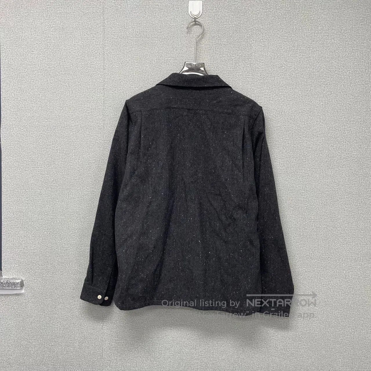 Visvim Visvim 23AW Black Wool Tweed Shirt. Size US XL / EU 56 / 4 - 2 Thumbnail