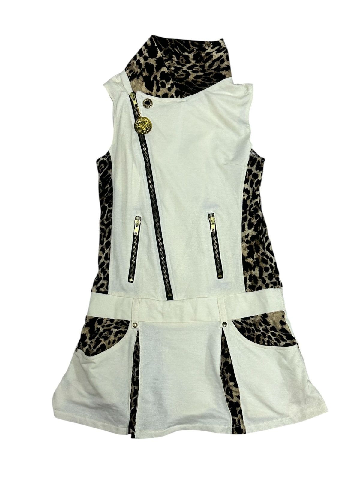 If Six Was Nine D.i.a Japan Punk Rider Leopard Dress Size ONE SIZE - 3 Thumbnail