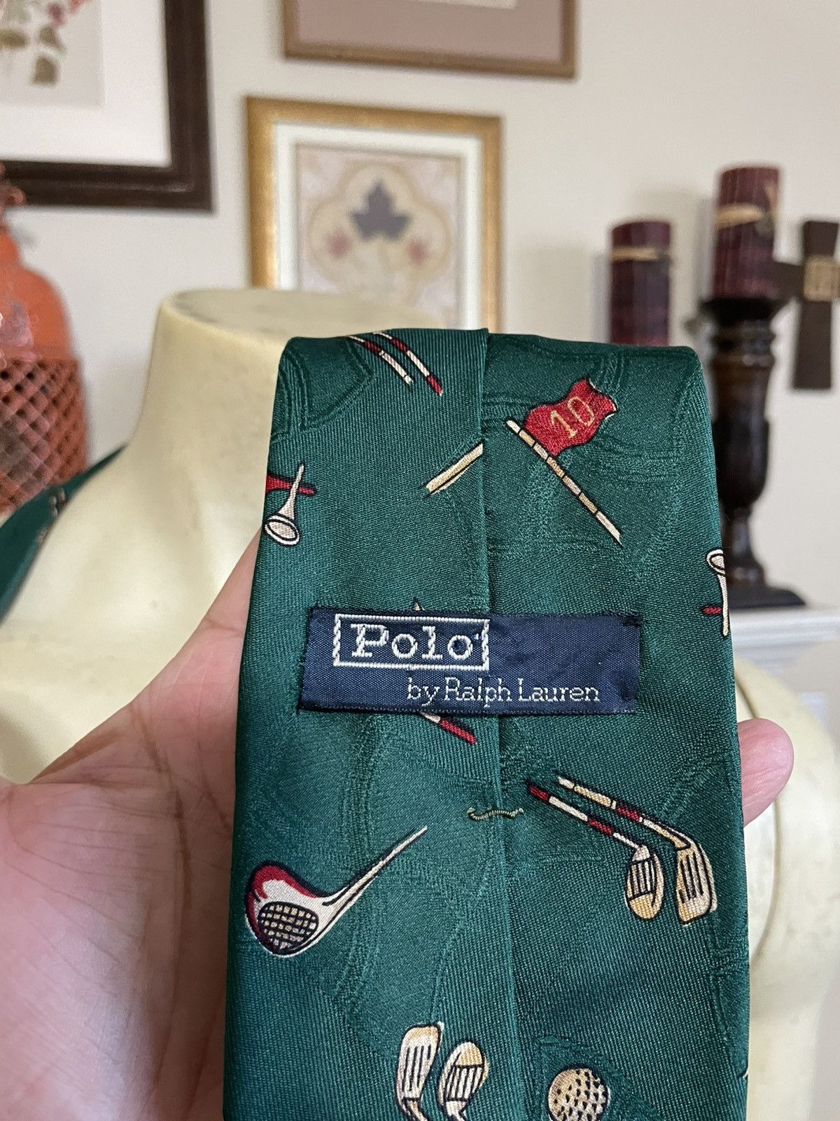 Polo Ralph Lauren Golf Clubs and Balls silk tie Size ONE SIZE - 6 Thumbnail