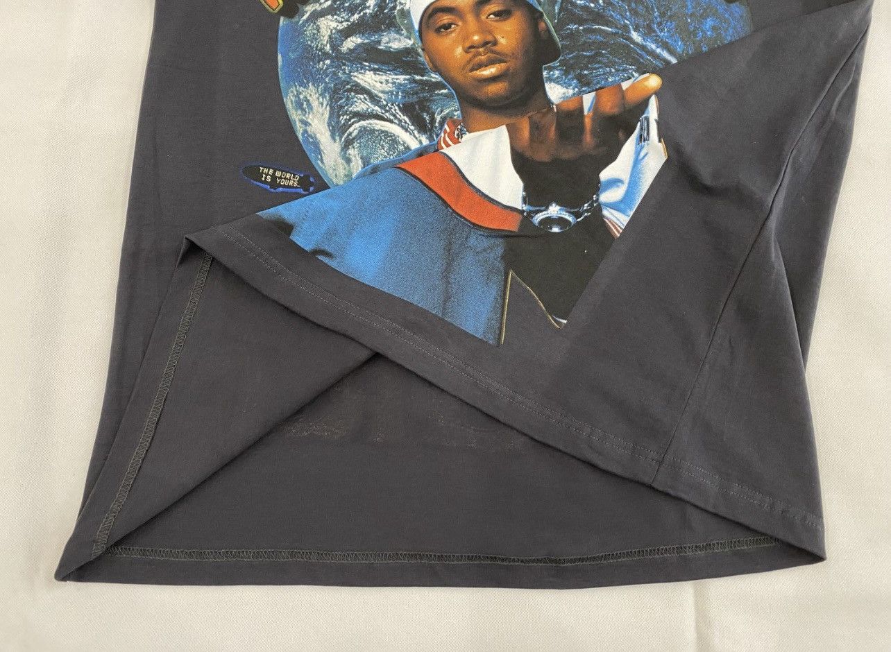 Marino Morwood × Rap Tees Marino Morwood Nas The World Is Yours T-shirt Large Size US L / EU 52-54 / 3 - 5 Thumbnail