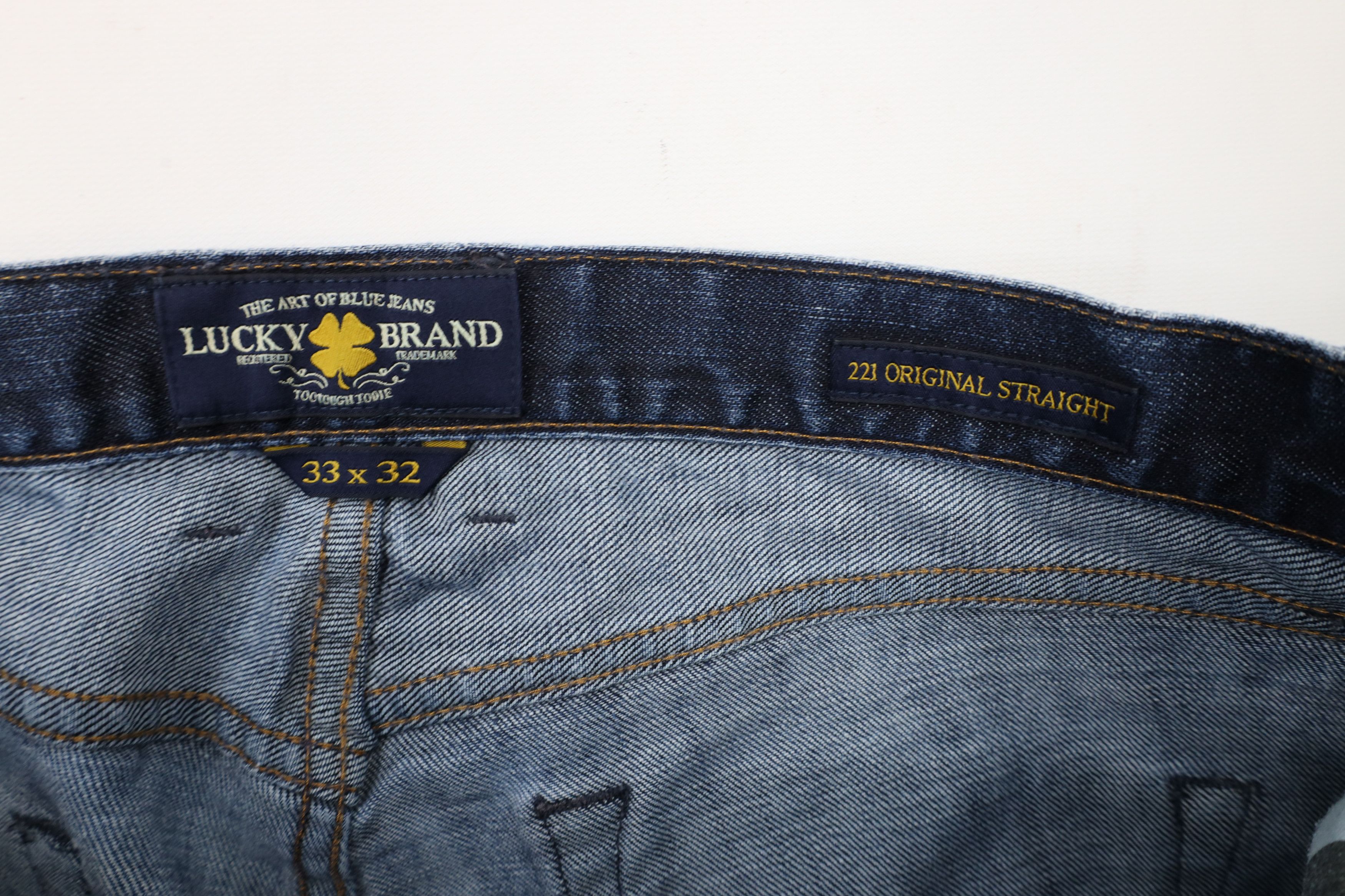 Lucky Brand × Vintage Vintage Y2K Lucky Brand Original Straight Leg Denim Jeans Size US 33 - 7 Thumbnail