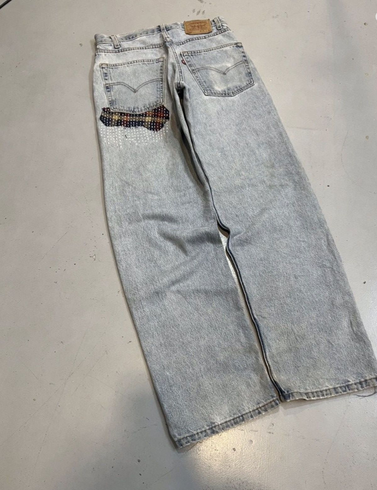 Levi's Vintage Levi’s shashiko jeans denim Size US 32 / EU 48 - 4 Thumbnail
