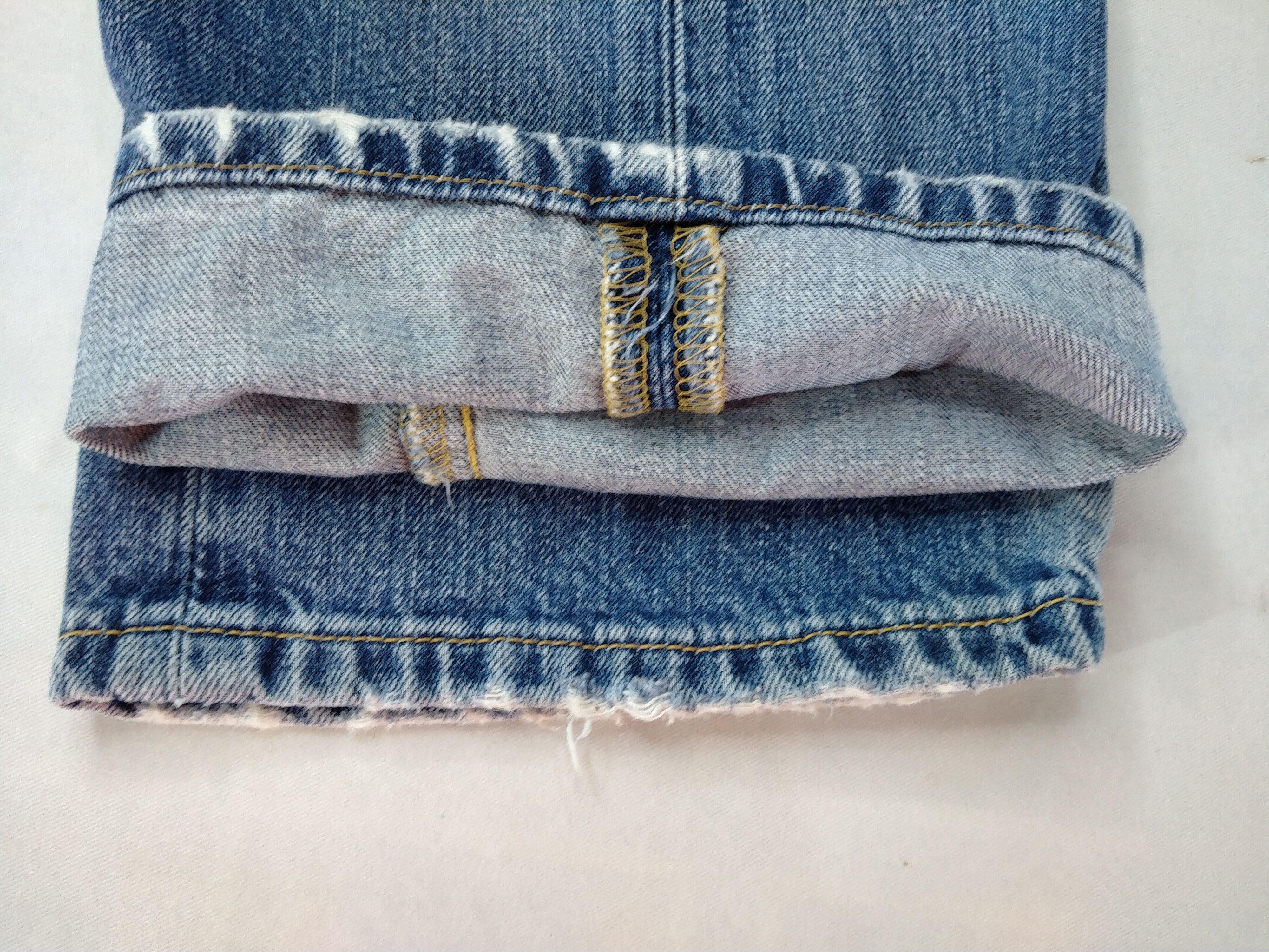 Japanese Brand Vintage Levi's 501 Distressed Denim 33x31.5 -JN135 Size US 33 - 21 Thumbnail