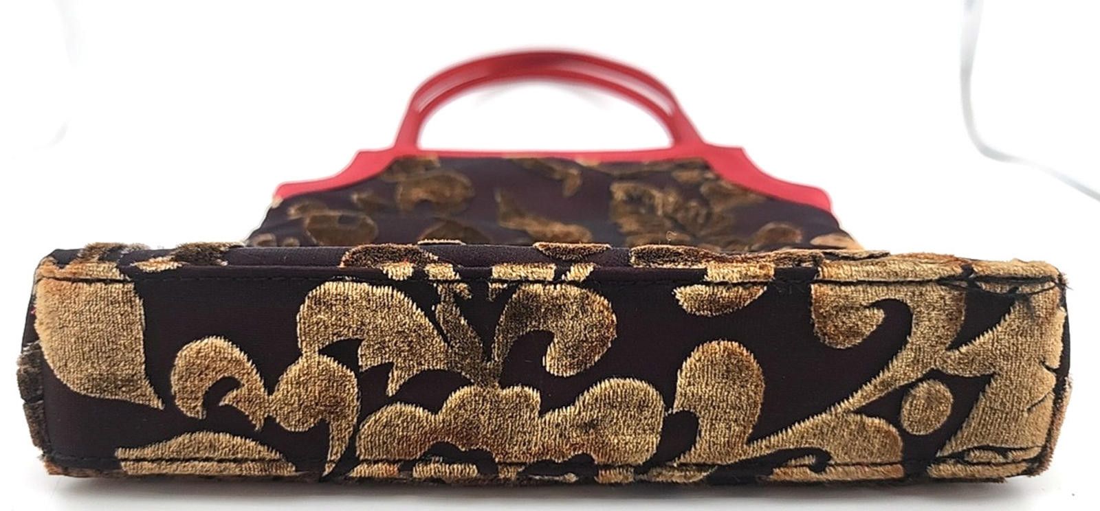 Other Victoria's Secret Purse Red/Gold Floral Small Handbag Size ONE SIZE - 9 Thumbnail